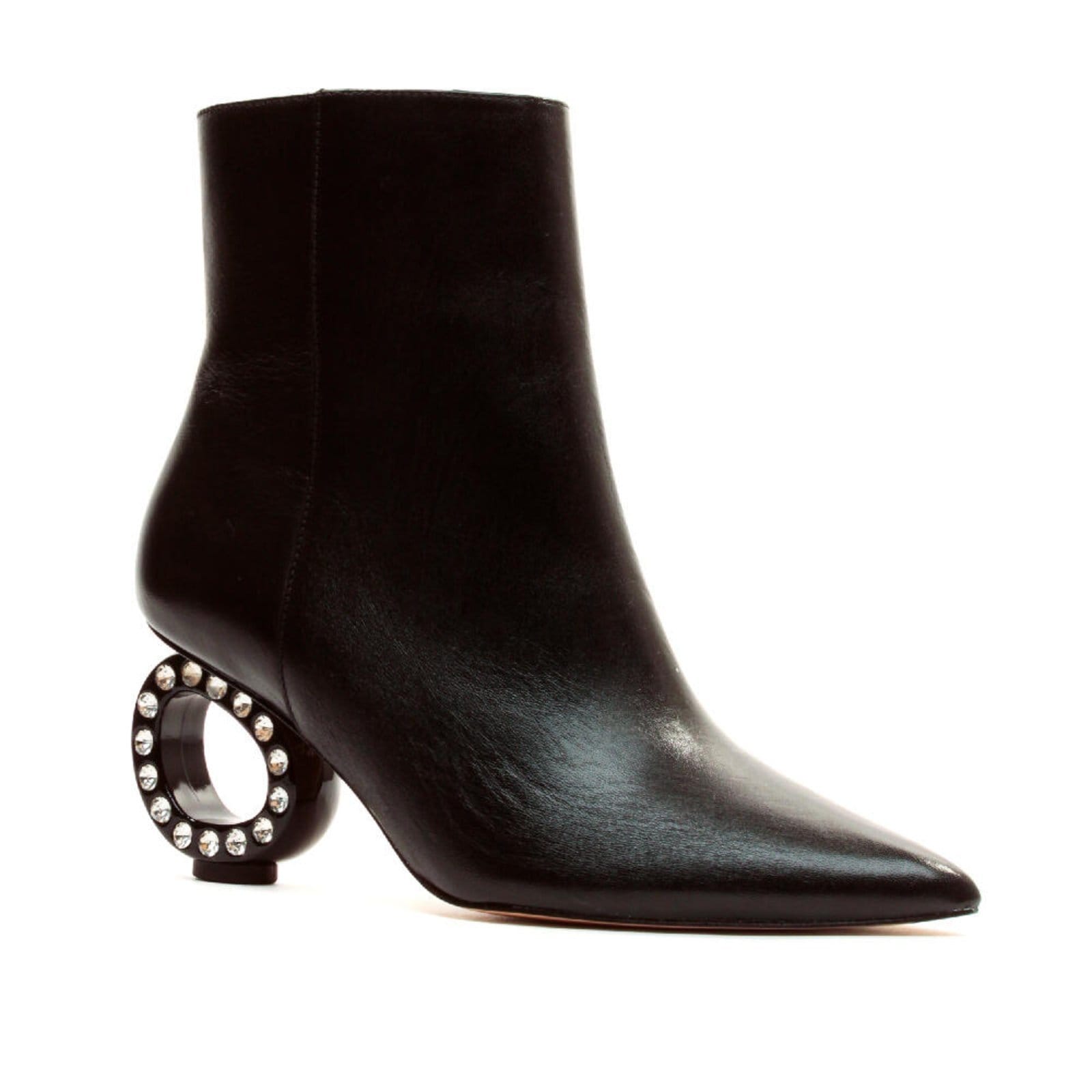 Vista 2 Bota Couro Cano Curto Cecconello 2376001-1 Cecconello preto