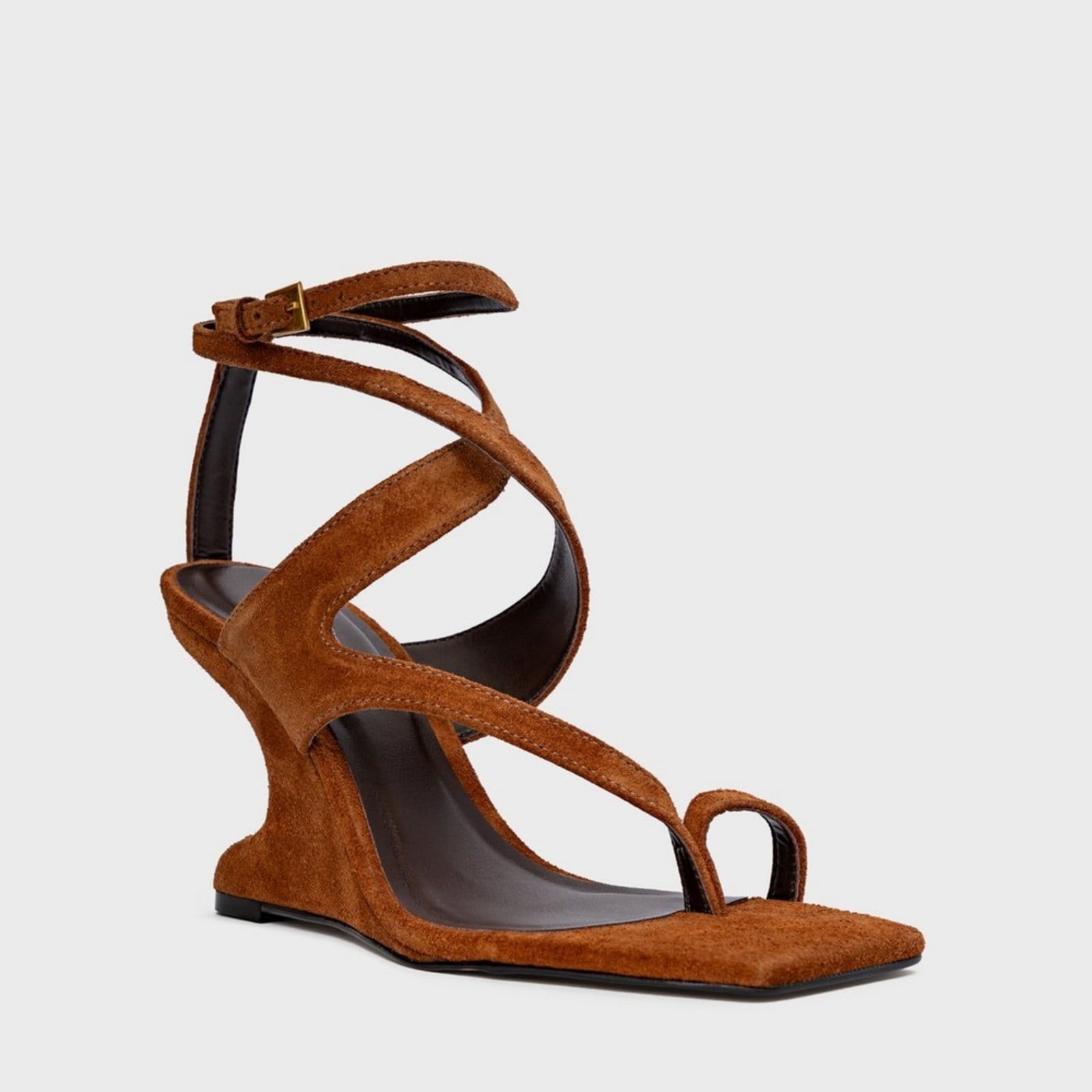 Vista 2 Sandãlia Anabela Carrano 994003 Carrano marrom