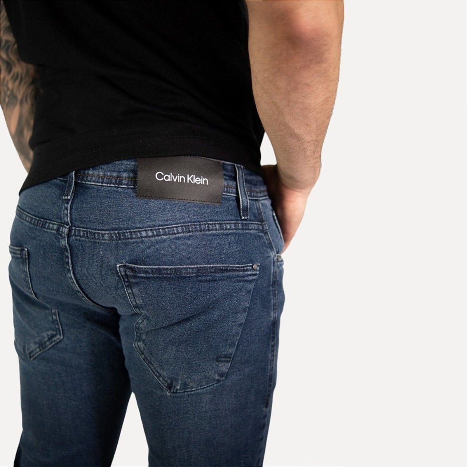 Vista 2 Calça Jeans Calvin Klein Skinny 5 Pockets Calvin Klein azul
