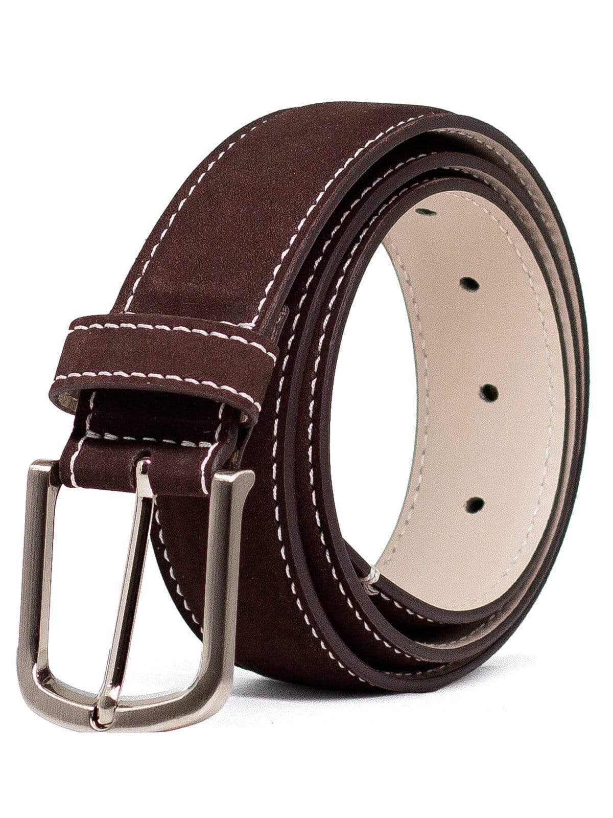 Vista principal Cinto Masculino Reserva Go Casual Parma Couro Chocolate RESERVA GO marrom