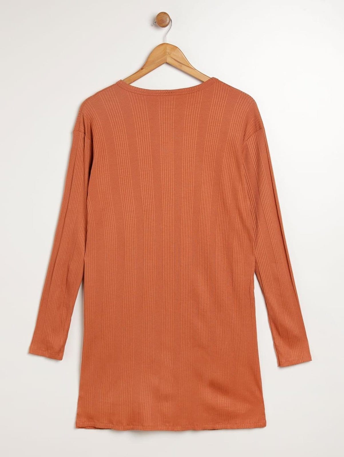 Vista 2 Casaco Cardigan Plus Size Feminino Bright Girl'S caramelo