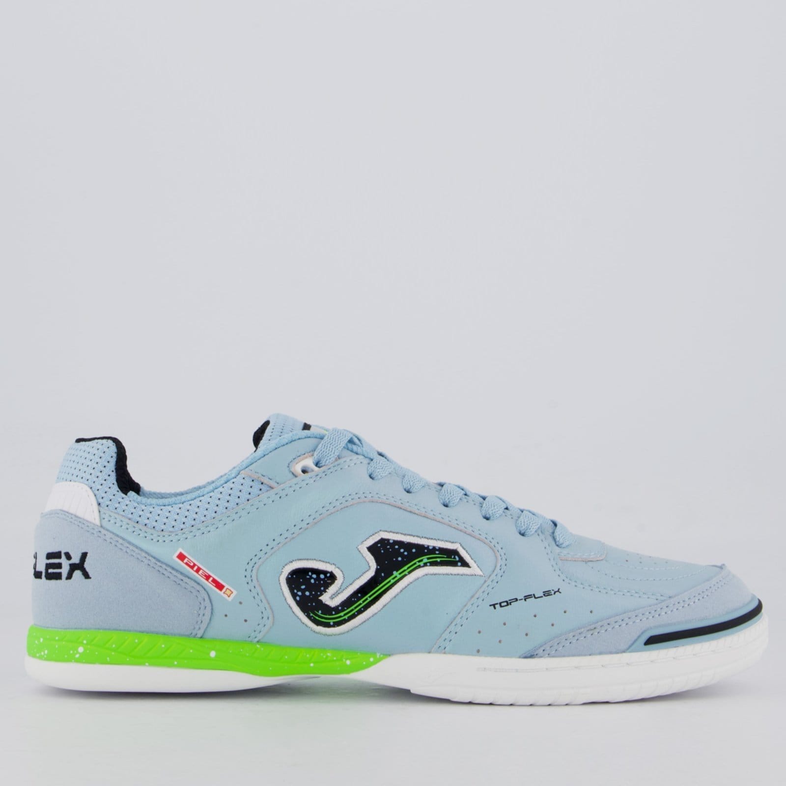 Chuteira Joma Top Flex Futsal Verde e Azul