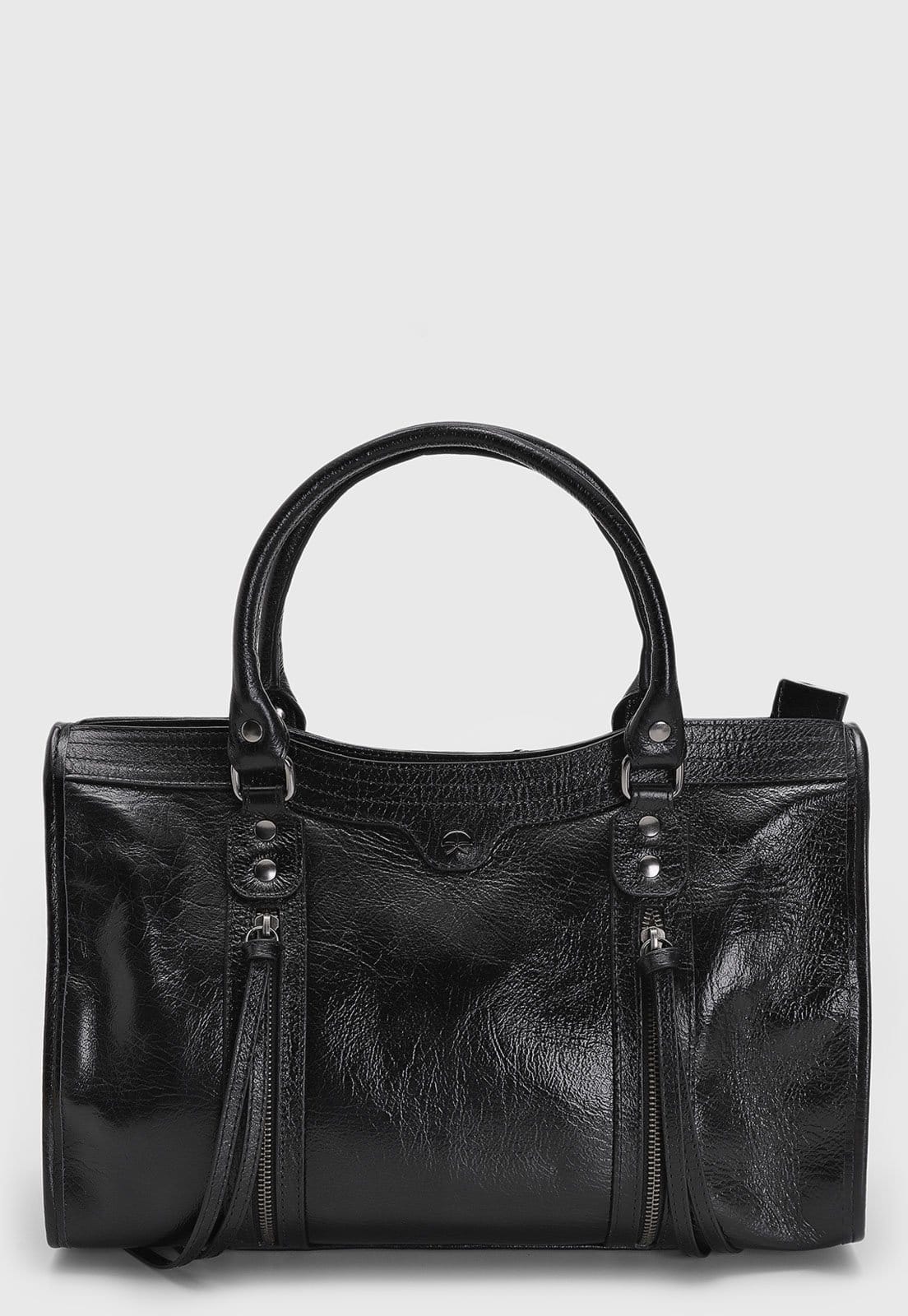 Bolsa Luiza Barcelos Alça dupla Preta