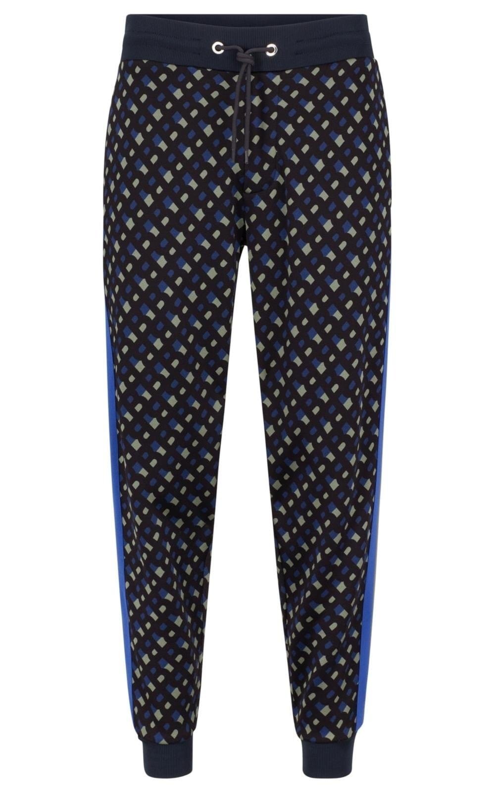 Calças De Treino Com Estampa De Monograma E Listra Adesiva Exclusiva