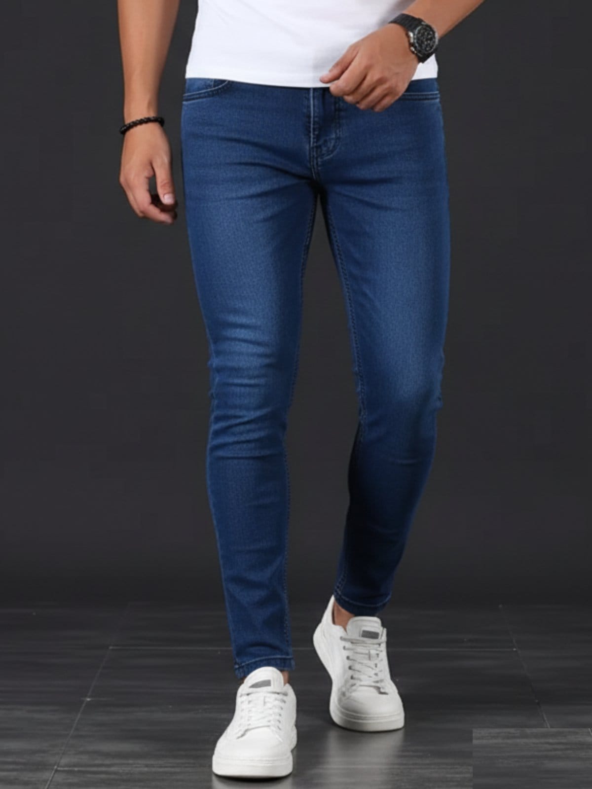 Calça Jeans Masculina 5 Estilos Escuro Básica e Confortável
