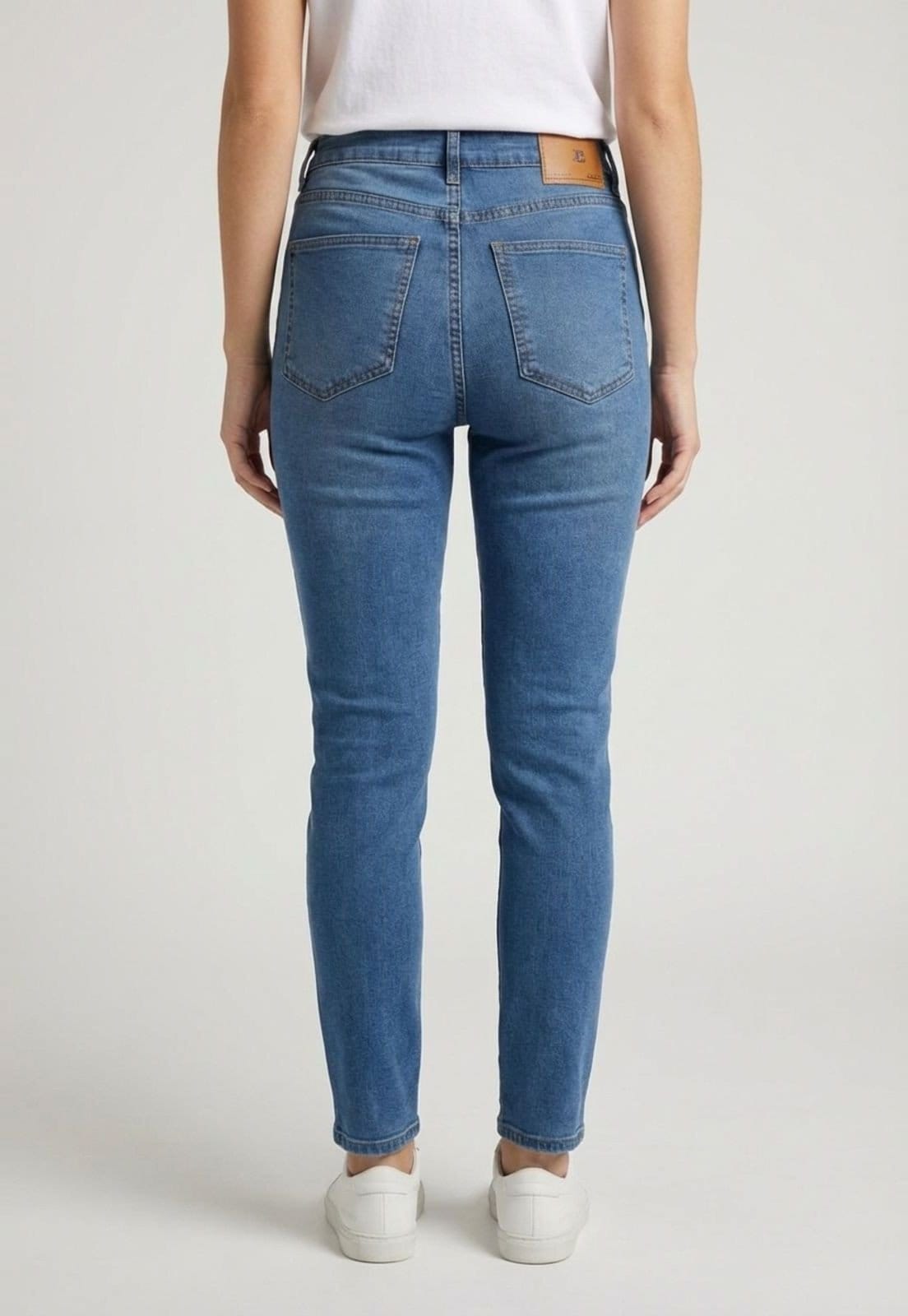 Vista 2 Calça Feminina Colcci Cintura Média Colcci azul