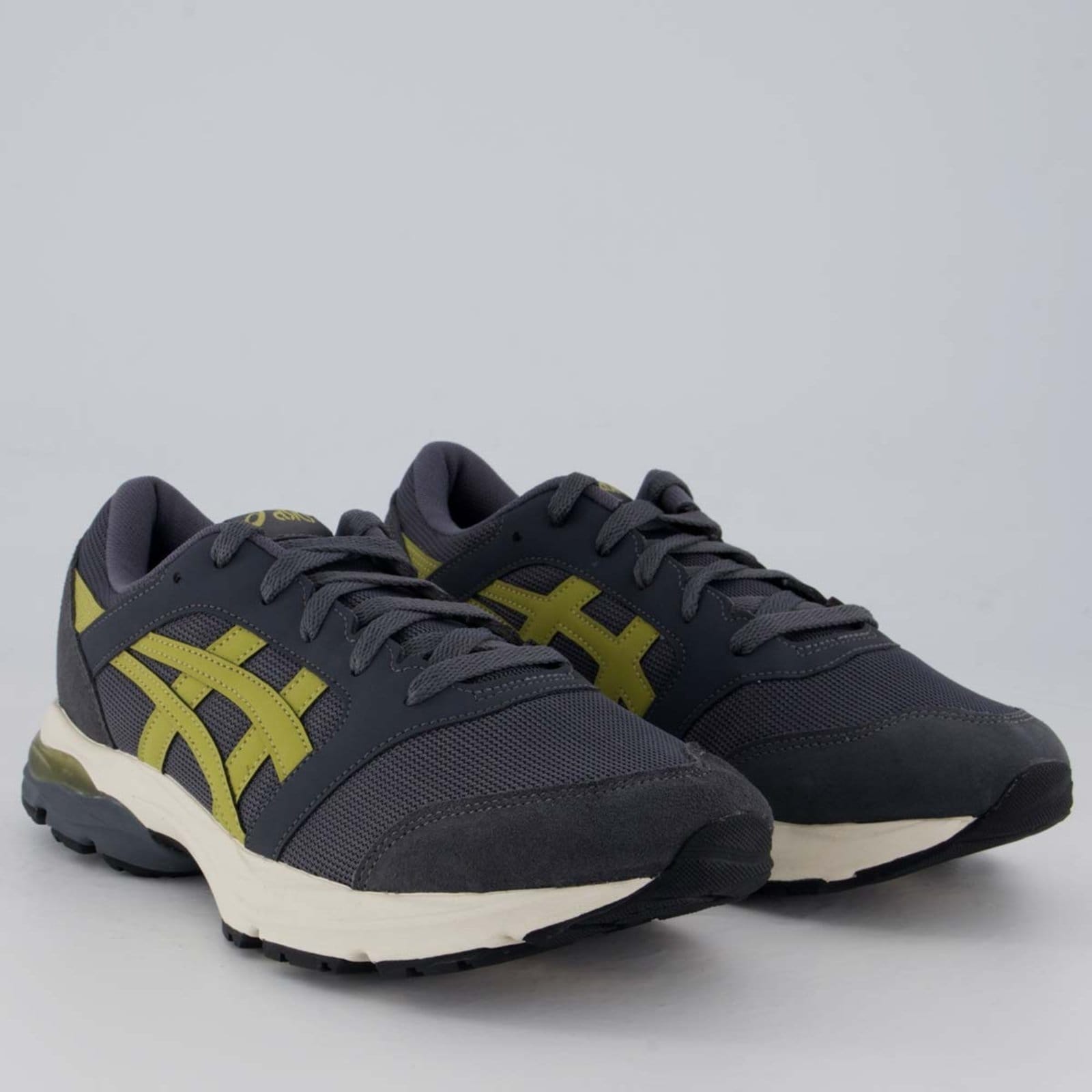 Vista 2 Tênis Asics Gel Takumi Cinza e Verde ASICS cinza verde