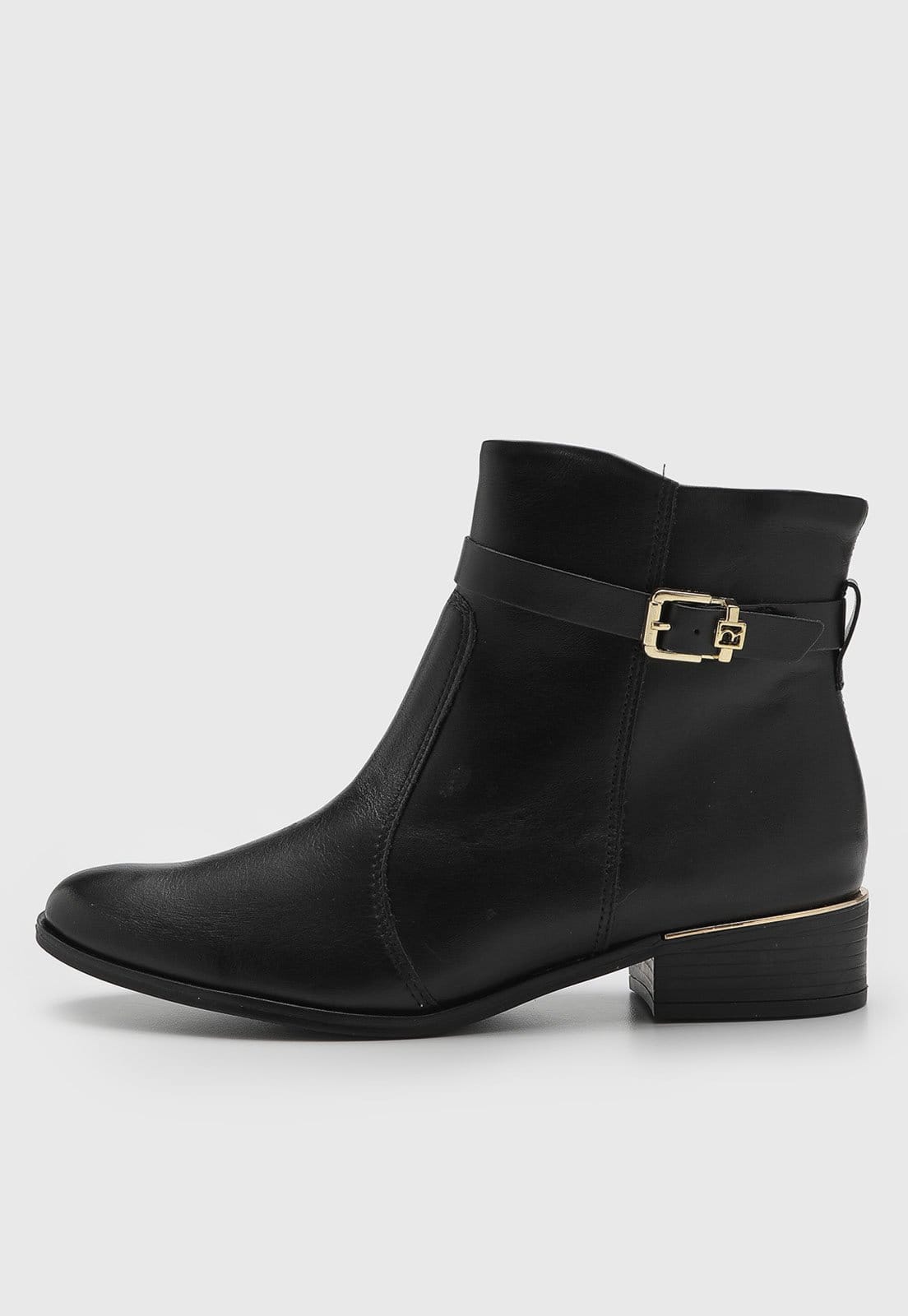 Bota Feminina Ramarim Cano Baixo Preta
