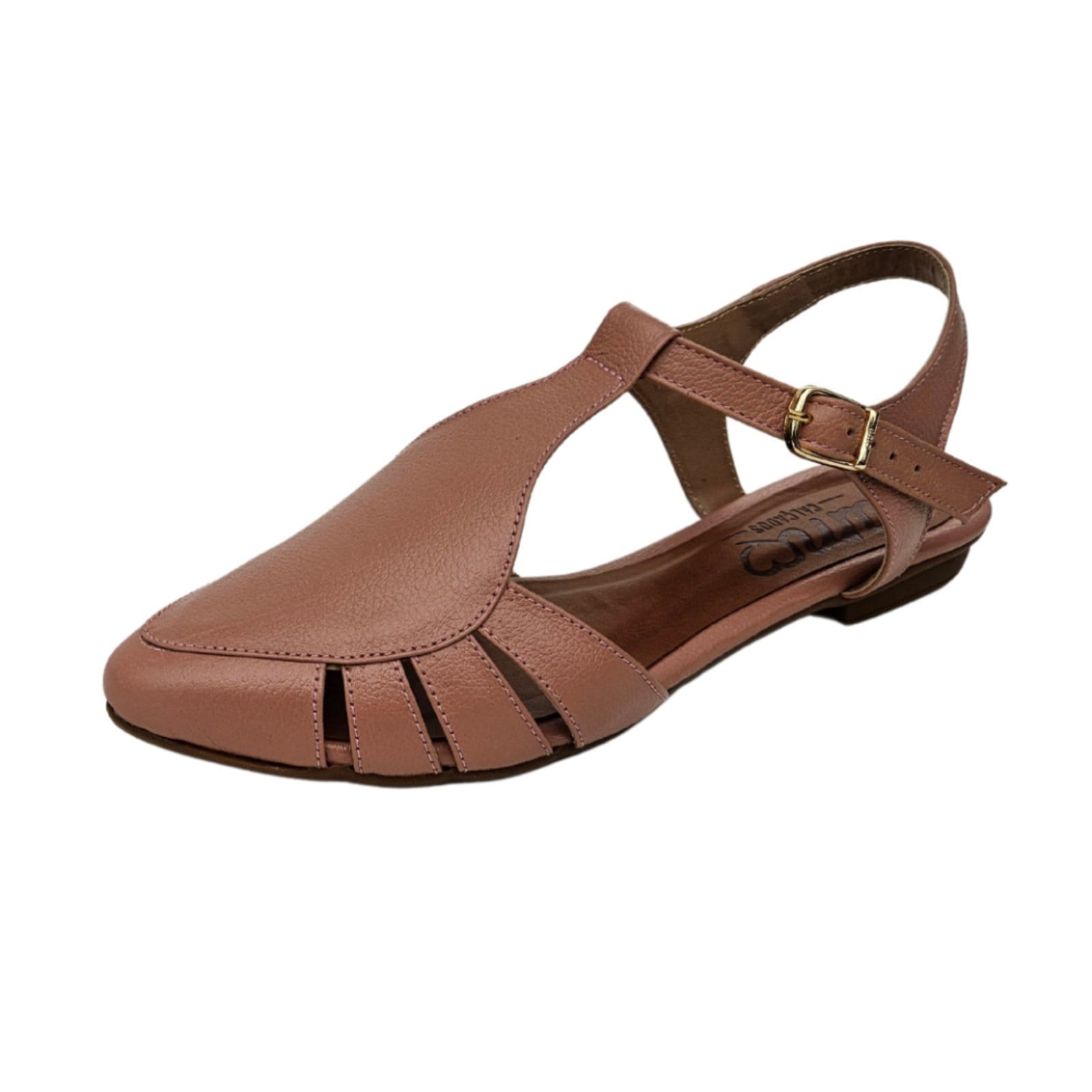 Sapatilha em Couro Amo Calçados Alice Antigo