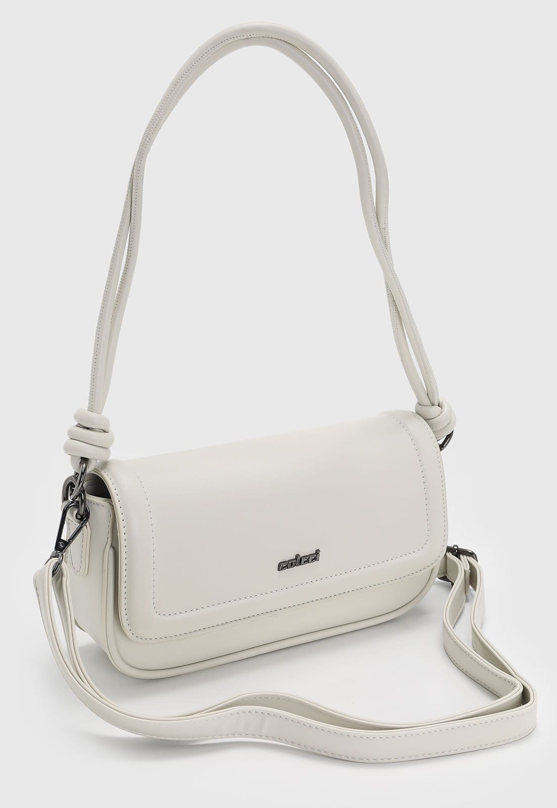 Vista 2 Bolsa Média Feminina Colcci Alça Dupla Off-White Colcci off-white white