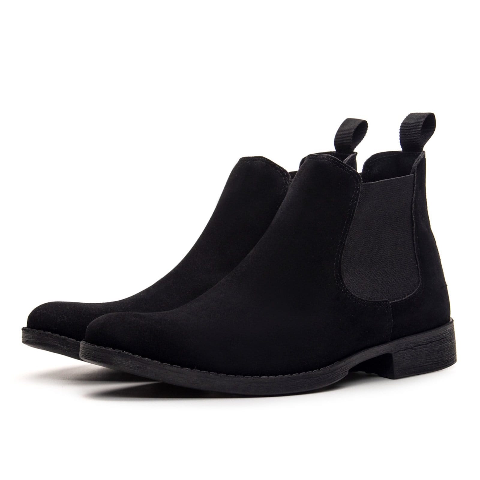 Botina Bota Chelsea Masculina Country Rodeio Confortavel Camurça Preta