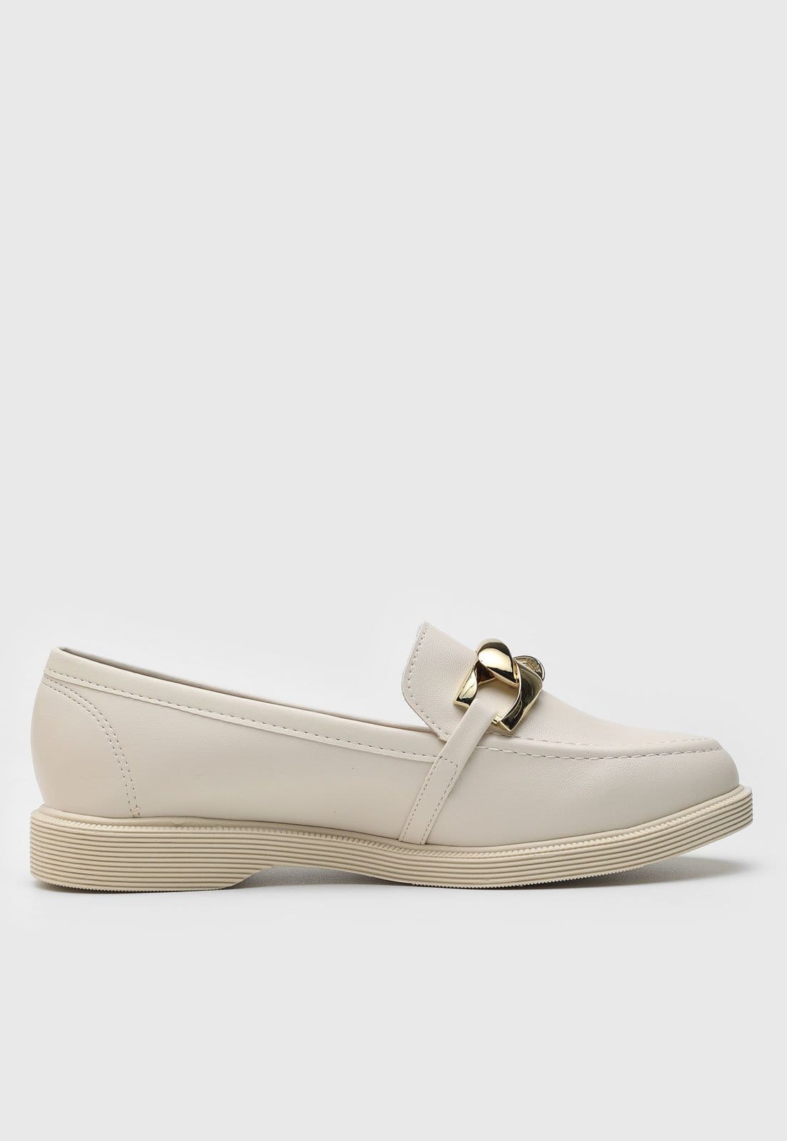 Vista 2 Mocassim Moleca Corrente Off-White MOLECA off-white white