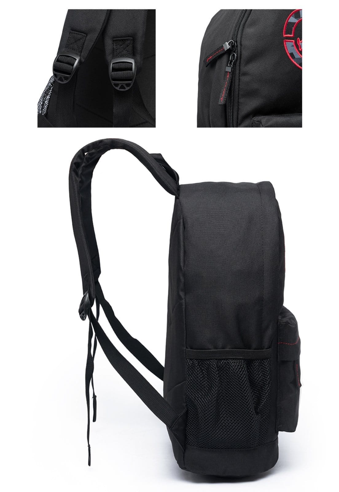 Vista 2 Mochila Estojo Masculina Escolar Trabalho Original Faculdade Ecko preto