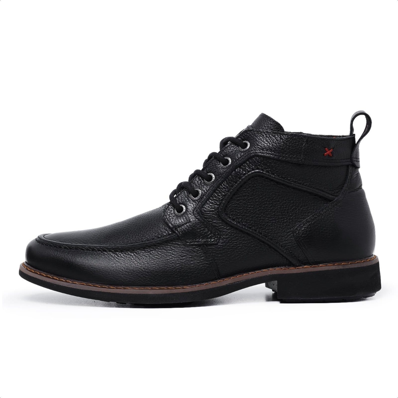 BOTA COTURNO DE COURO MASCULINO, MODELO FLOTER 8100, PROMOÇÁO PARA OS PRIMEIROS 50 PARES