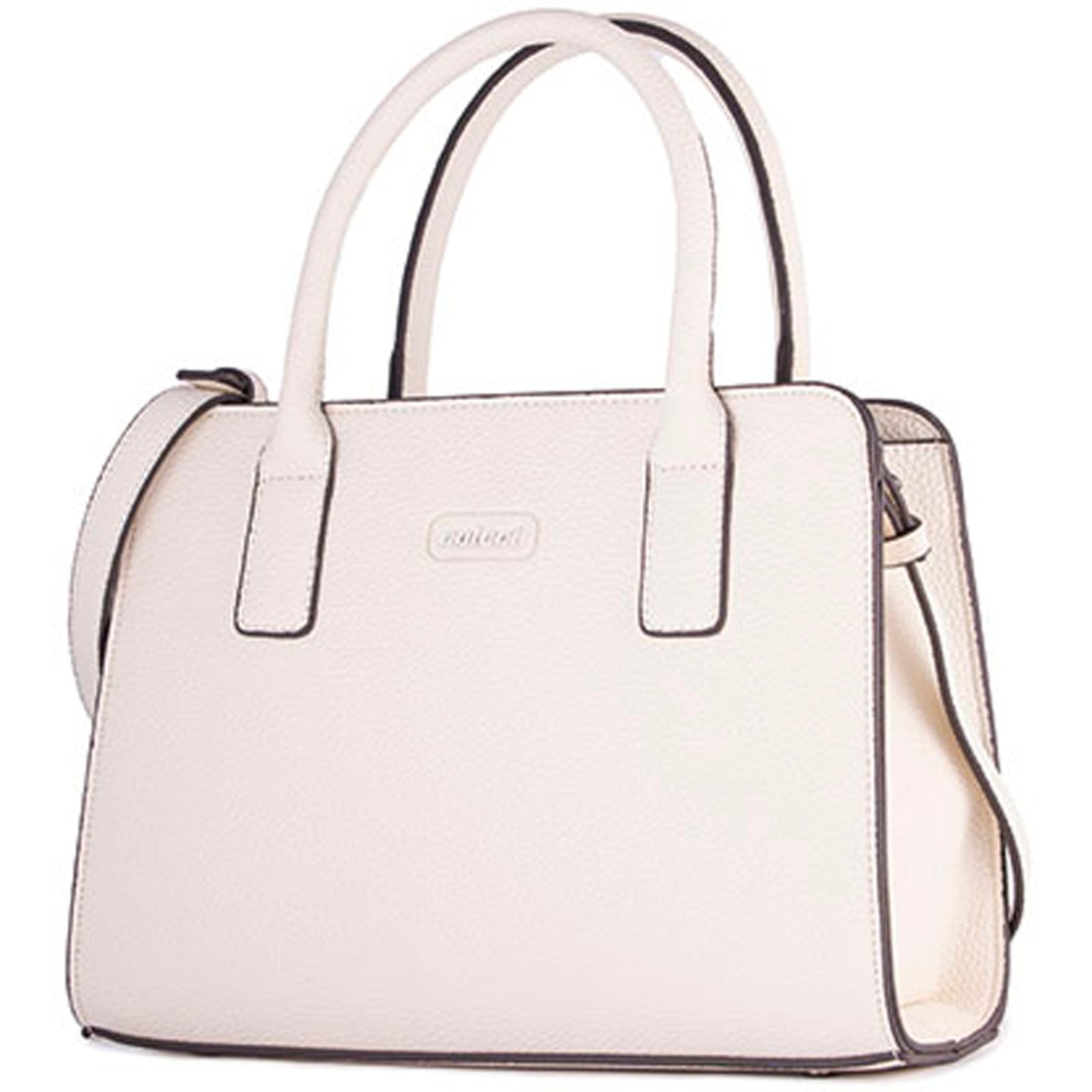 Vista 2 Bolsa Tote Colcci Logo In25 Off White Feminino Colcci amarelo white