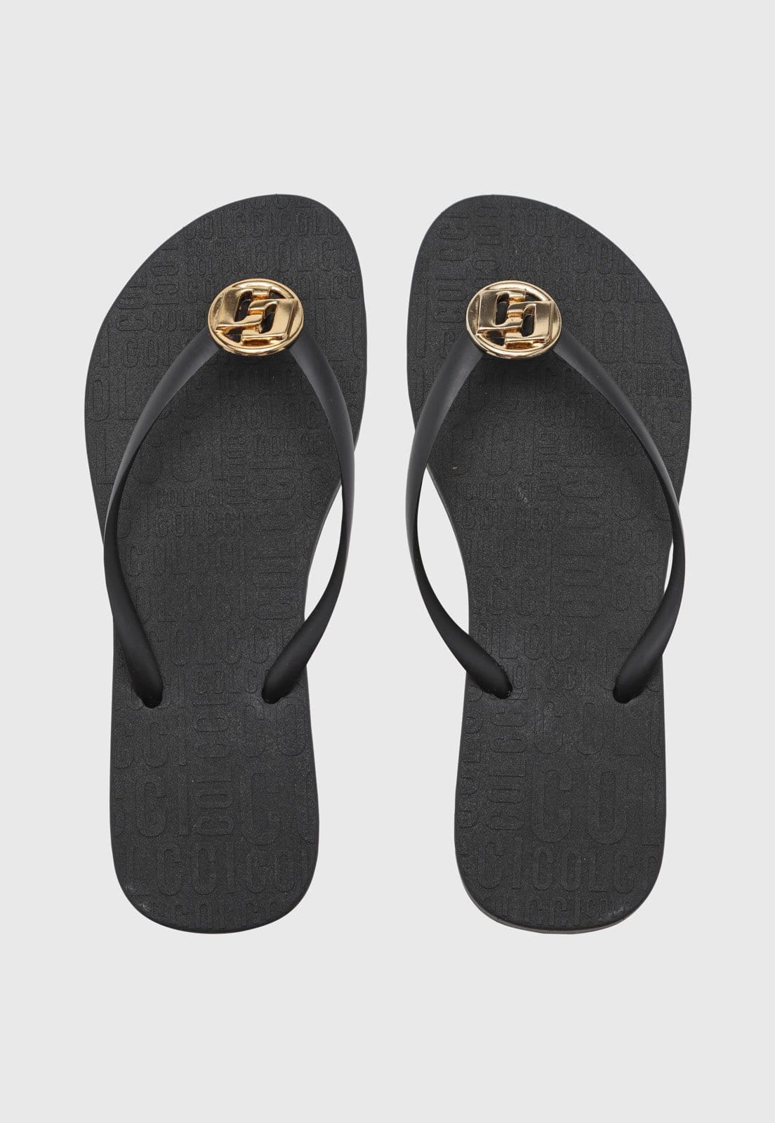 Chinelo Feminino Colcci Logo Metalizado