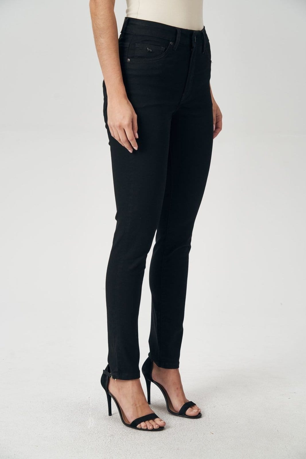 Calça Sarja Skinny Black Feminina Acostamento