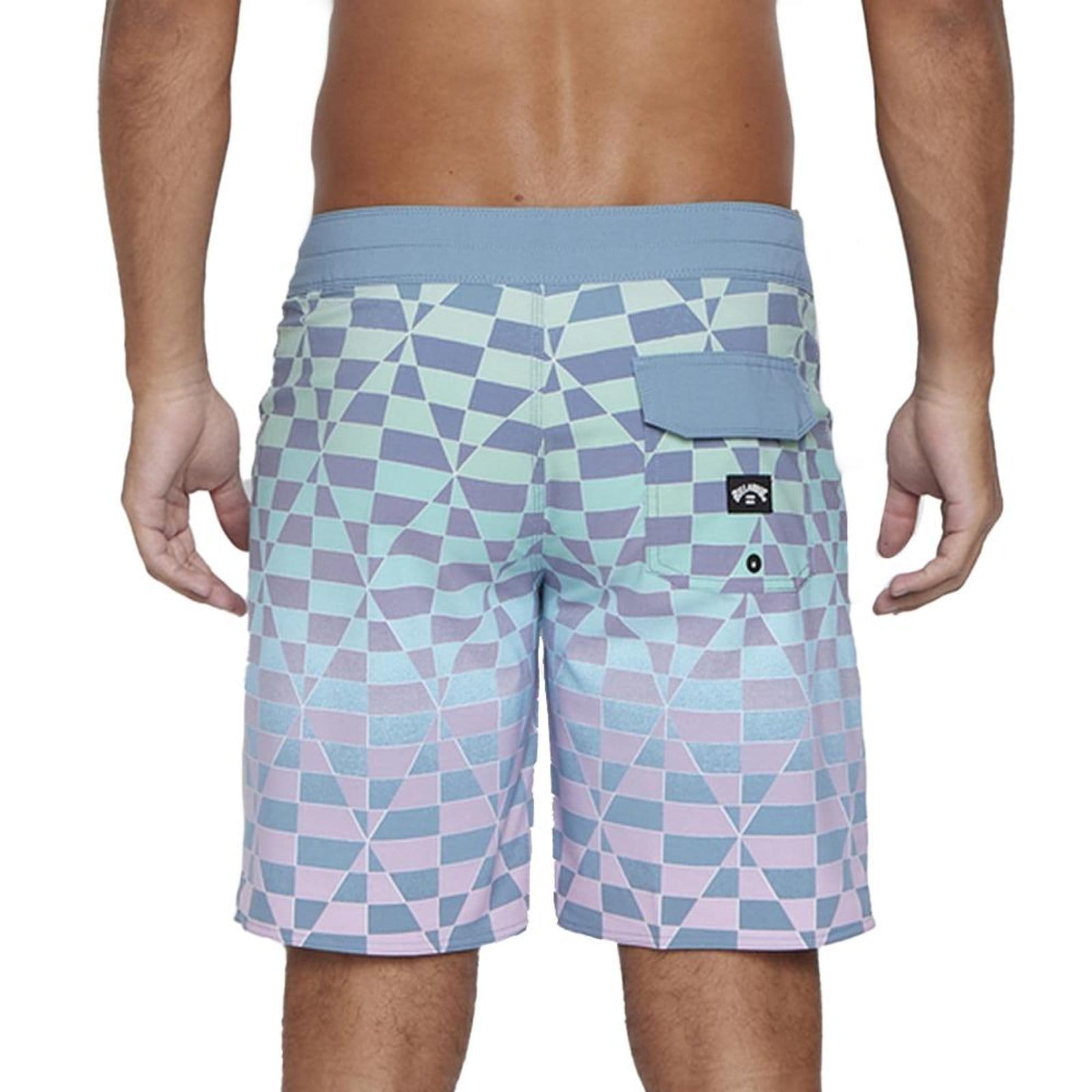 Vista 2 Bermuda Billabong Sundays Pro SM25 Masculina Fade Billabong azul