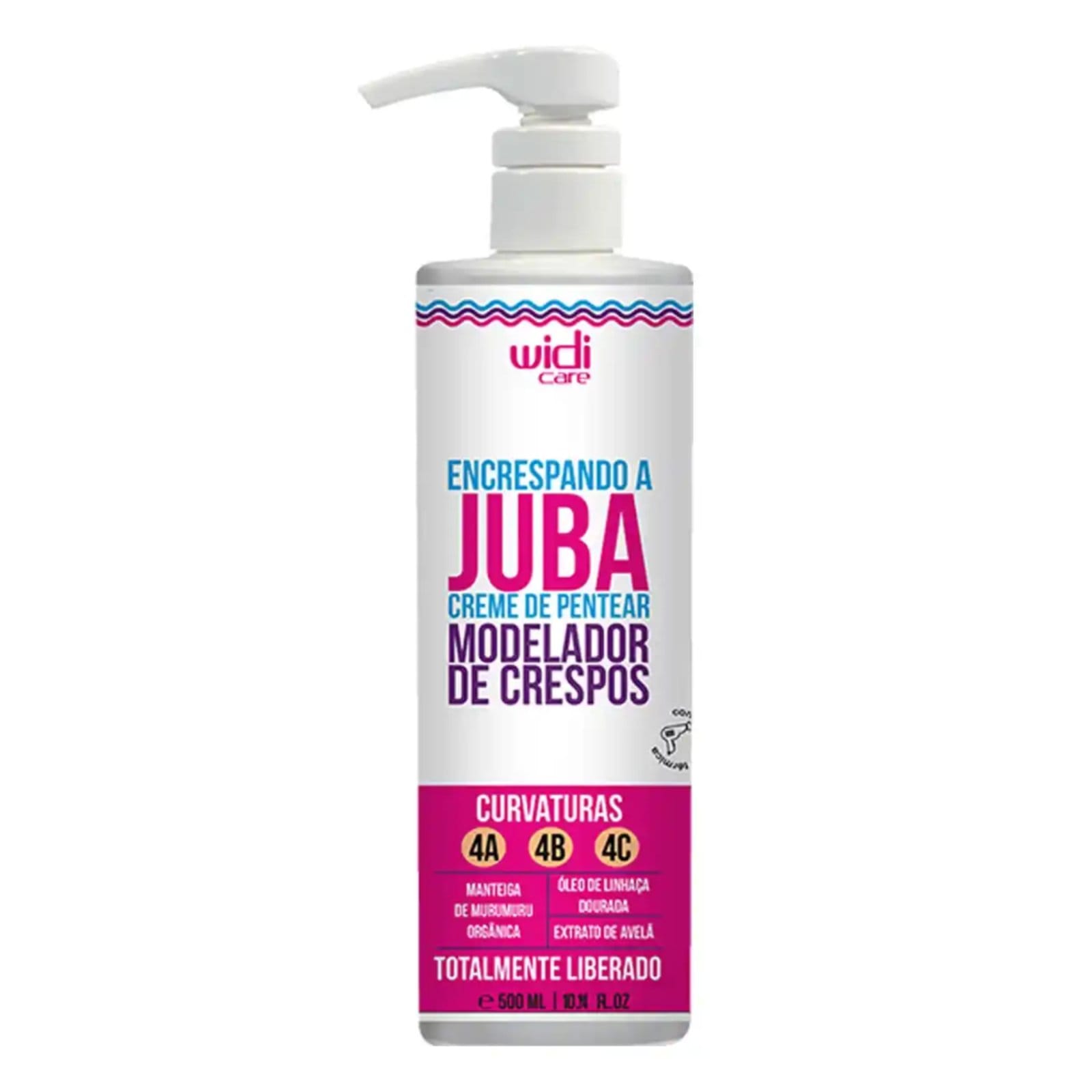 Encrespando A Juba Creme De Pentear Cachos Hidratante 500 ml