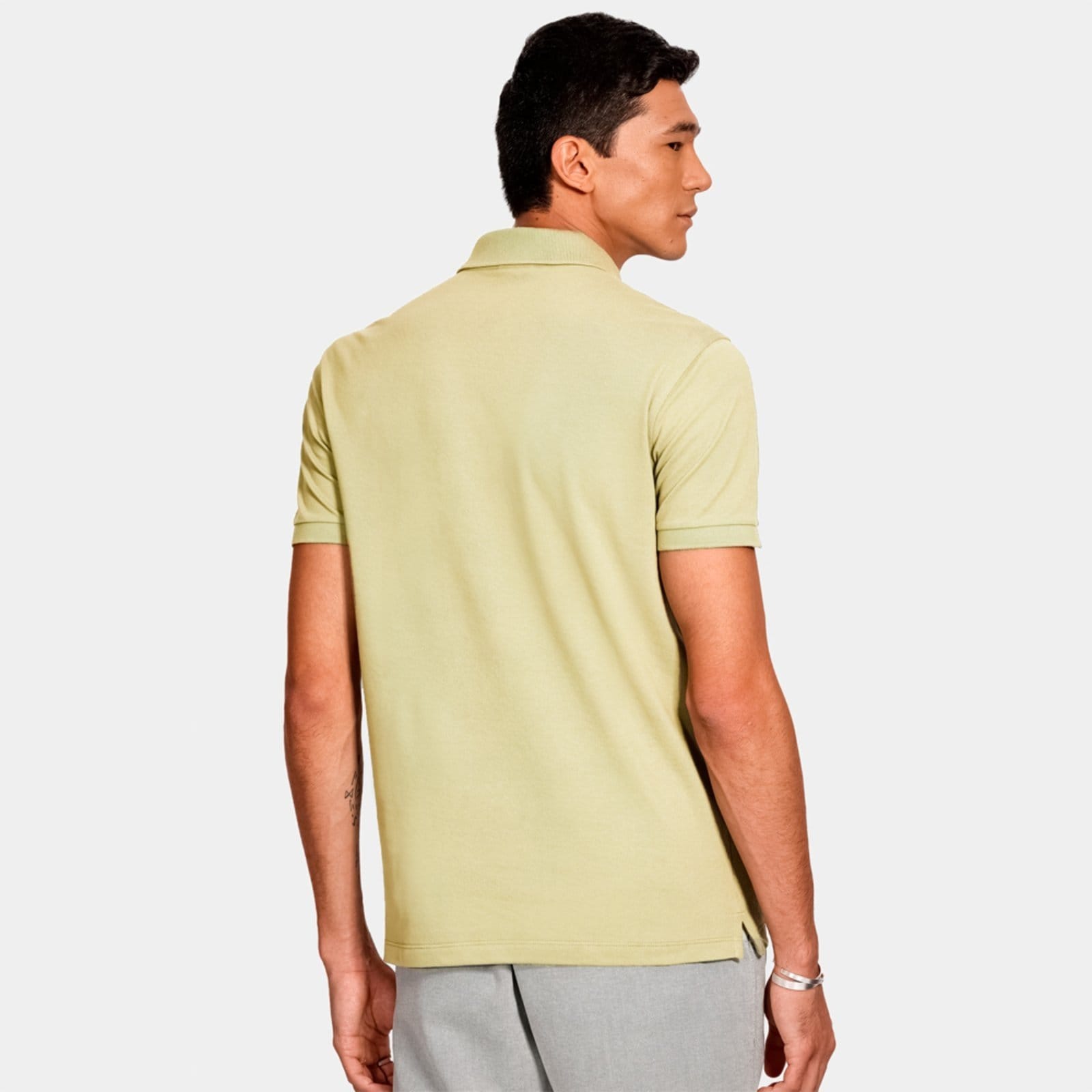 Vista 2 Camisa Polo Aramis Basic Piquet Ve26 Verde Masculino Aramis amarelo verde