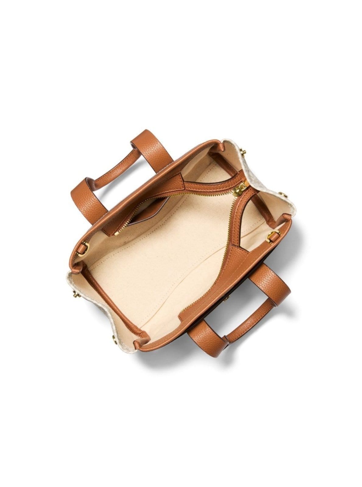 Vista 2 Bolsa Transversal Romee Logo Mini 32T5G1ZC1B149 Michael Kors caramelo