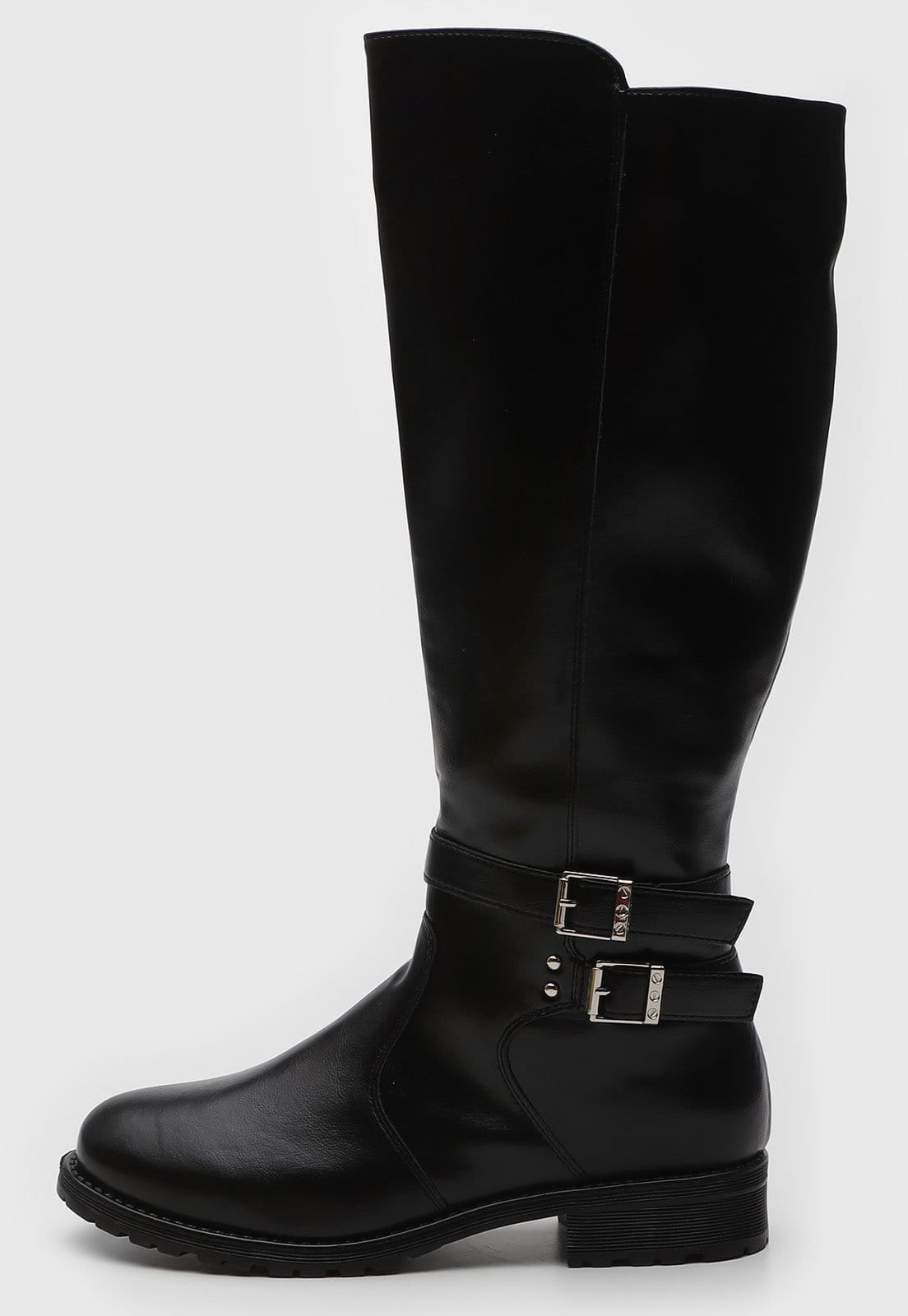 Bota Montaria Mooncity Cano Médio Preta