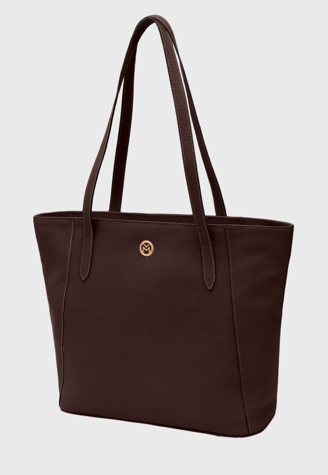 Bolsa Shoulder Couro Mariart Manacá Chocolate