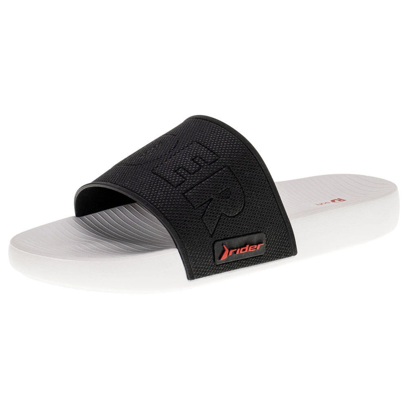 Vista 2 Chinelo Masculino Slide Grid Rider 12321 3292321 Rider branco