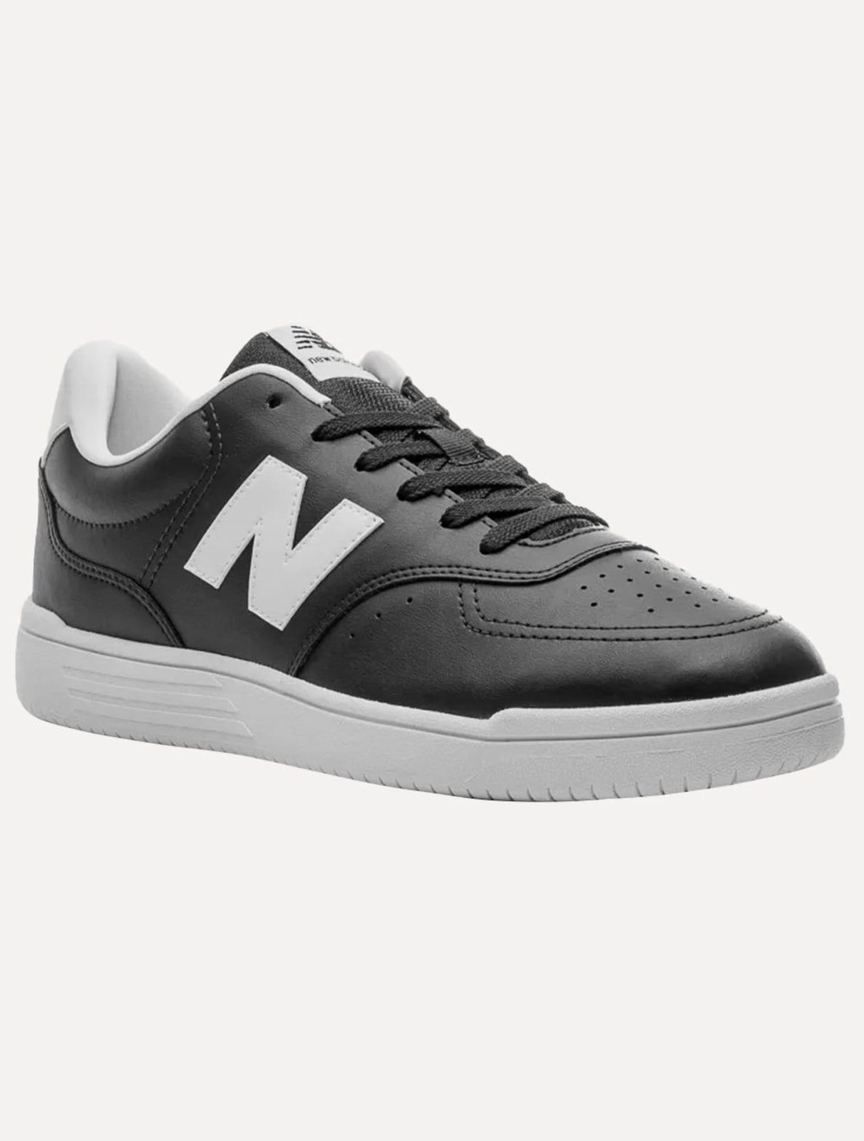 Vista 2 Tênis New Balance Masculino Casual BB80 White Preto New Balance preto white