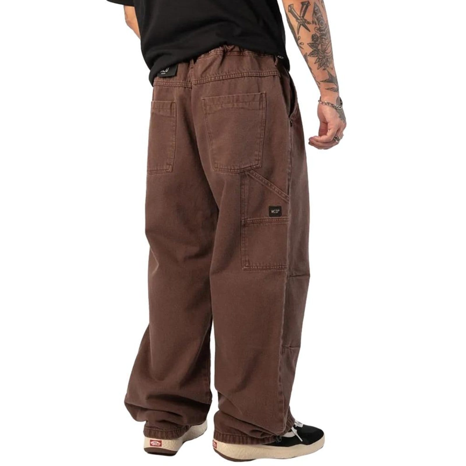 Vista 2 Calça MCD Sarja Overloose SM26 Masculina Ruína MCD marrom