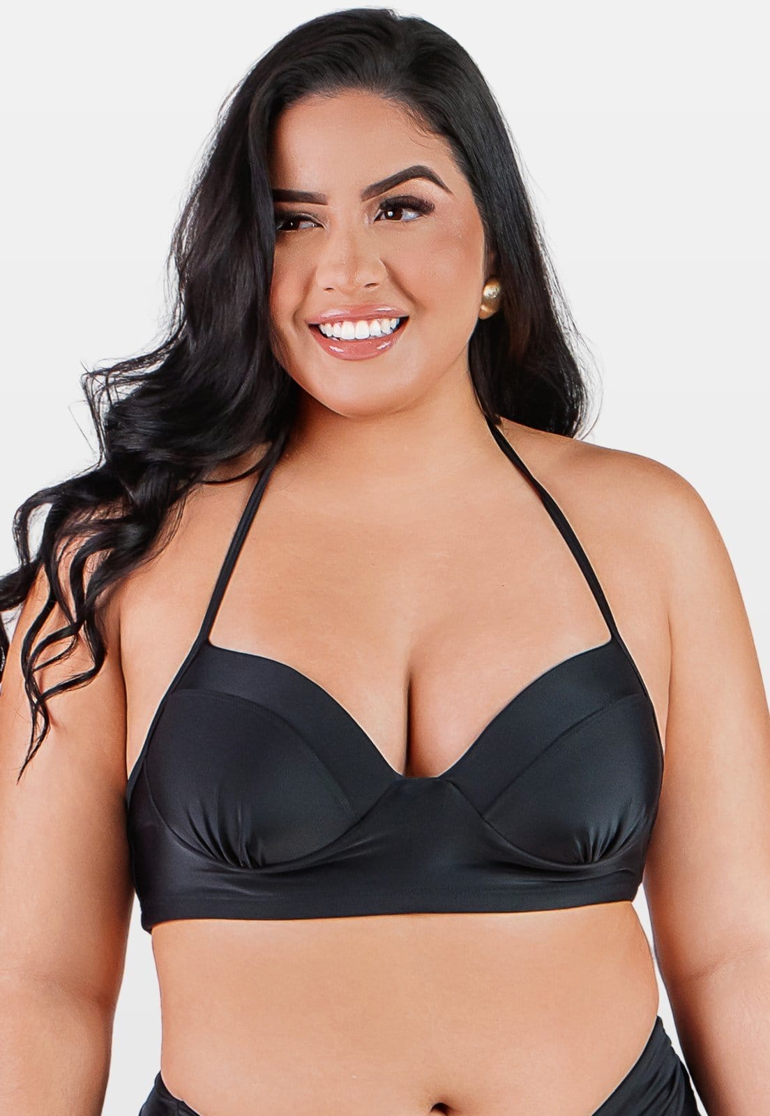 Top Summer Soul Meia Taça Com Bojo Plus Size