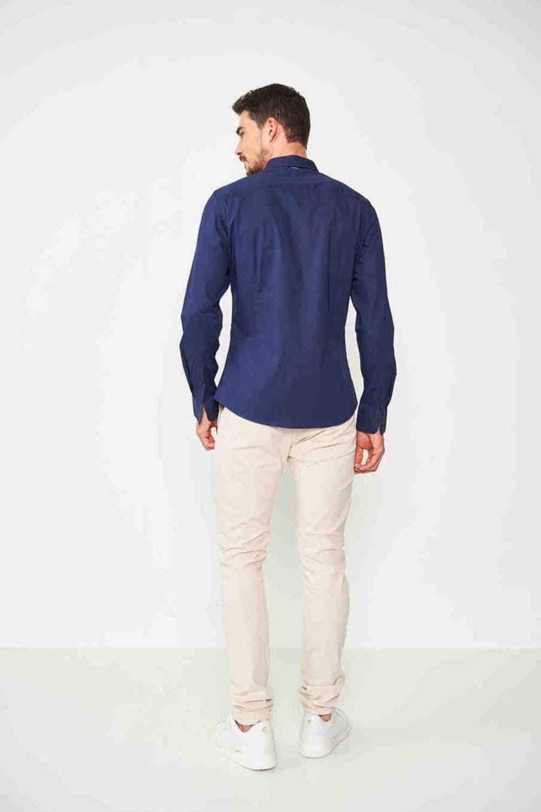 Vista 2 Camisa Fit Básica Colcci Darkness Colcci azul