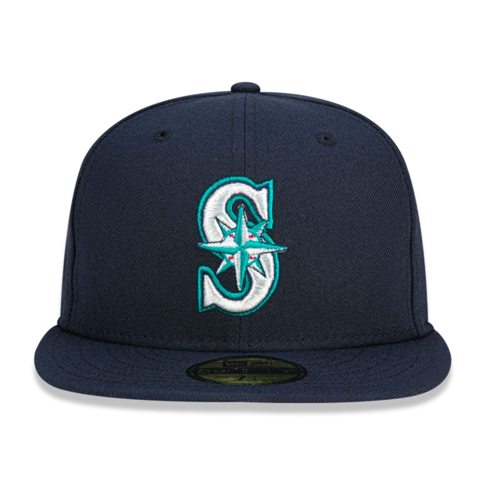 Vista 2 Boné New Era 59fifty Seattle Mariners Marinho new era azul marinho