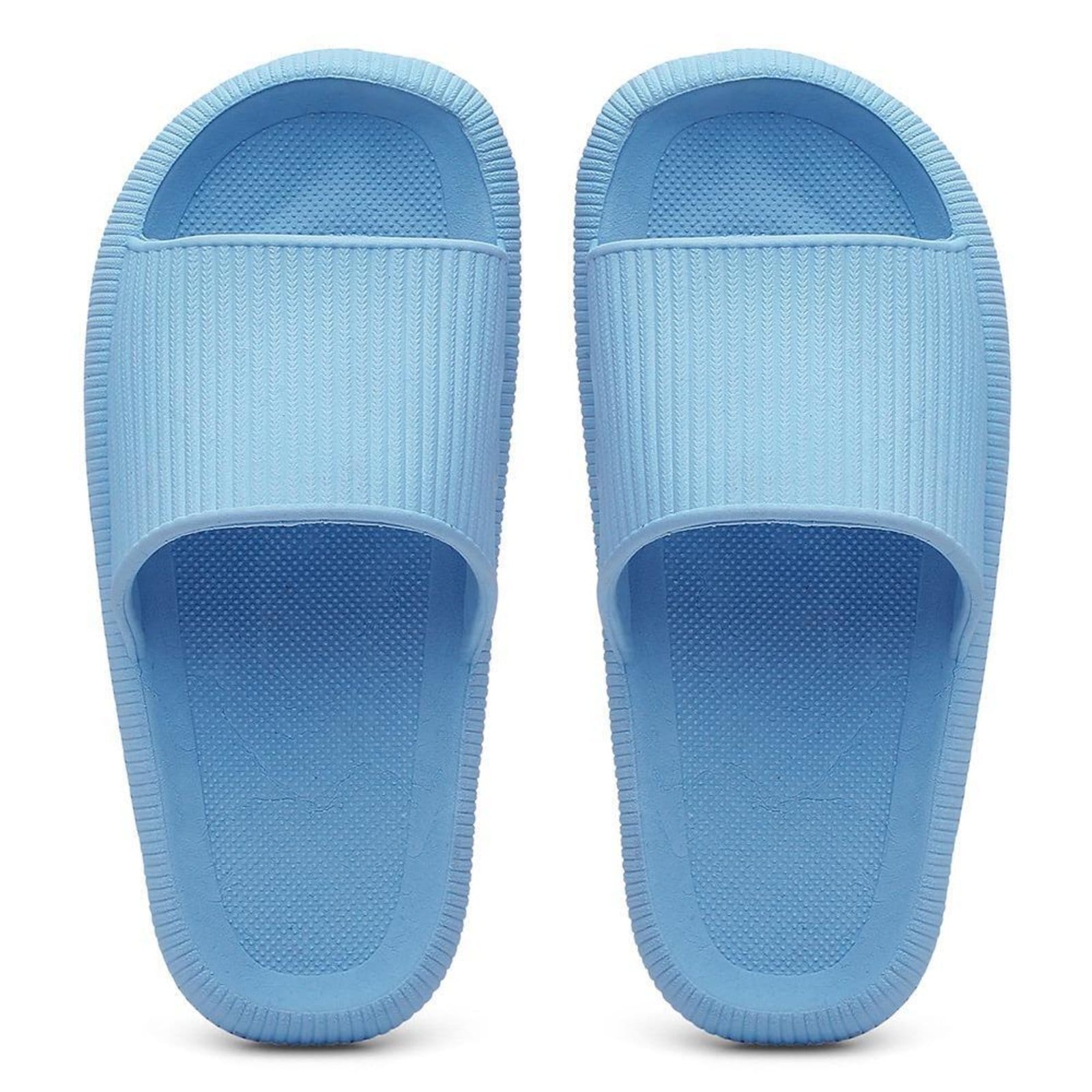 Vista 2 Chinelo Nuvem Ortopédico Pé de Algodão Claro Lavini Shoes azul
