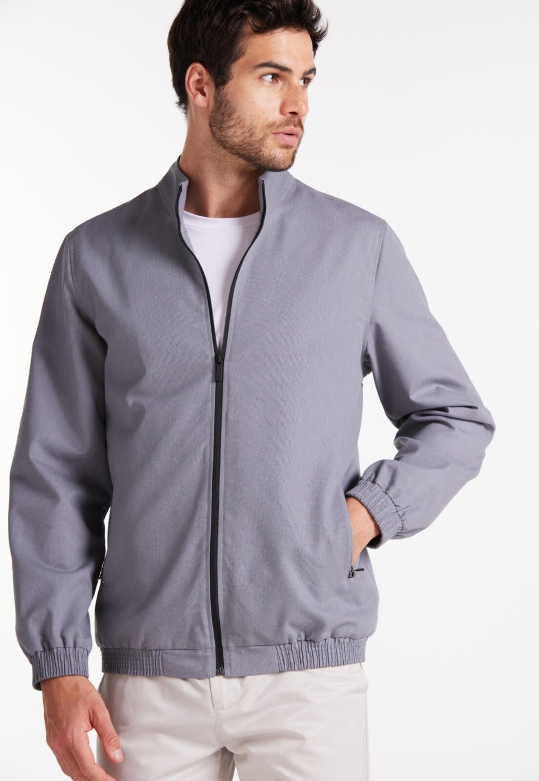 Jaqueta Casual Com Zíper Traymon