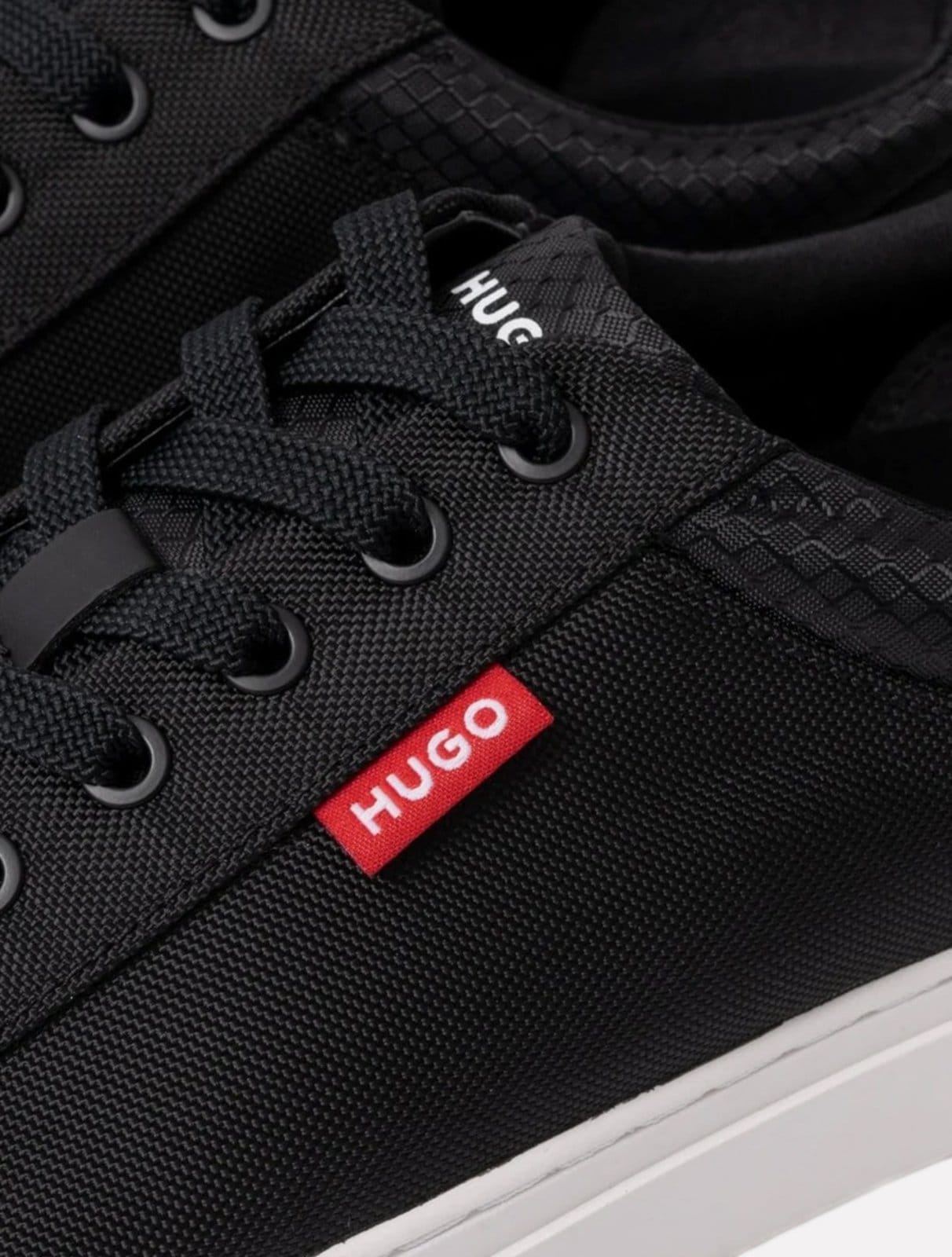 Vista 2 Tênis Hugo Boss Masculino Morrie Tenn Rnny Hugo Boss preto