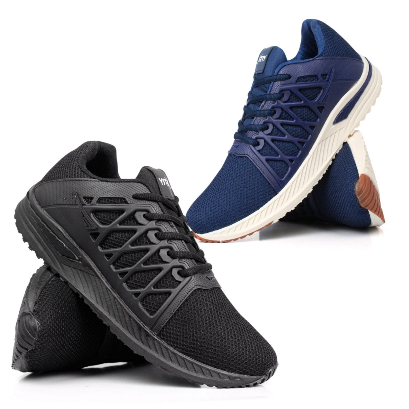 Kit Tênis De Corrida Masculino Sapatofran Academia Running Confortável e Preto