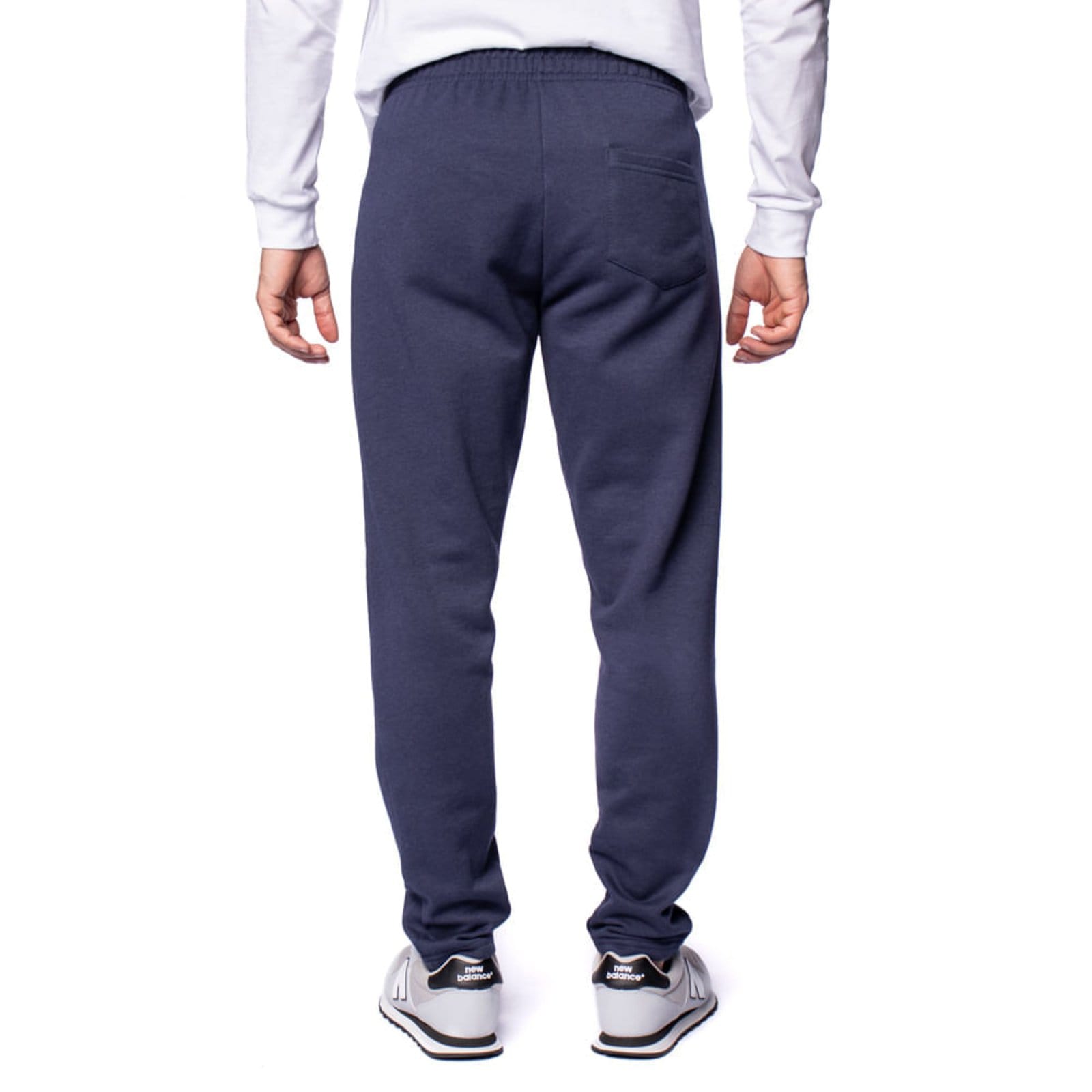 Vista 2 Calça Masculina Desayner Moletom Básica Reta Marinho Desayner azul marinho