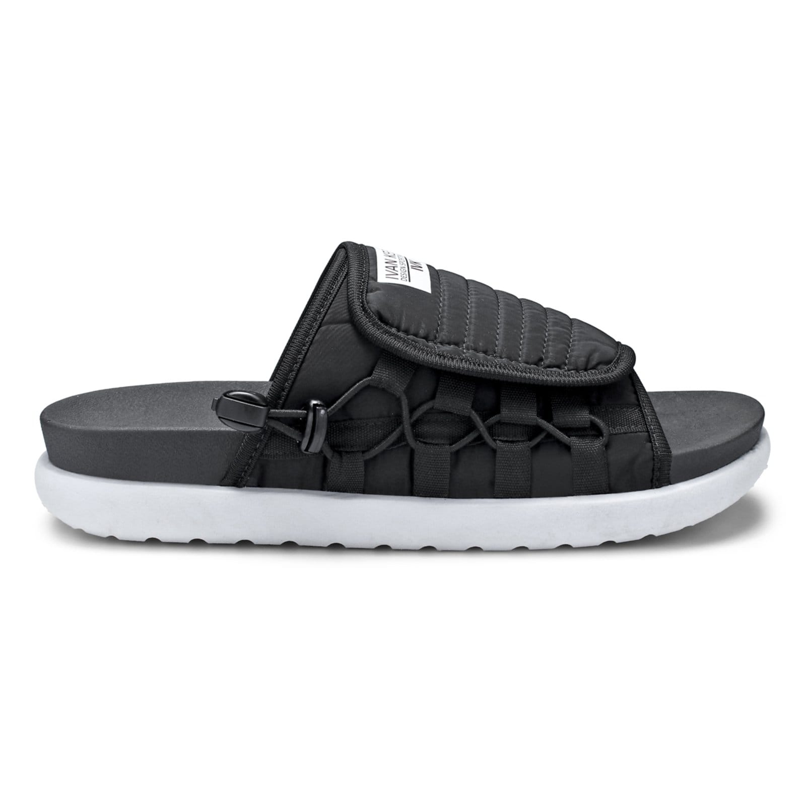 Vista 2 Chinelo Masculino Slide Anatômico Confortável Moderno Macio Antiderrapante ÉPICO CALÇADOS preto