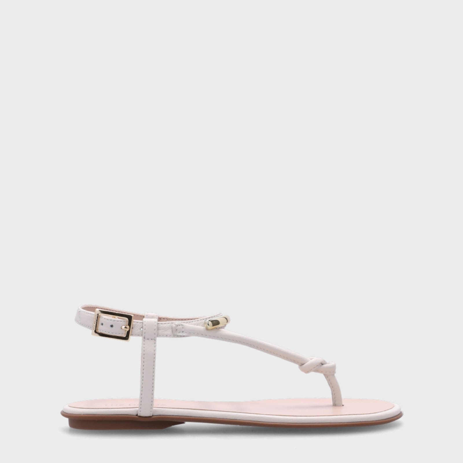 Rasteira Couro Luz Da Lua 52217800 Luz Da Lua Off-white