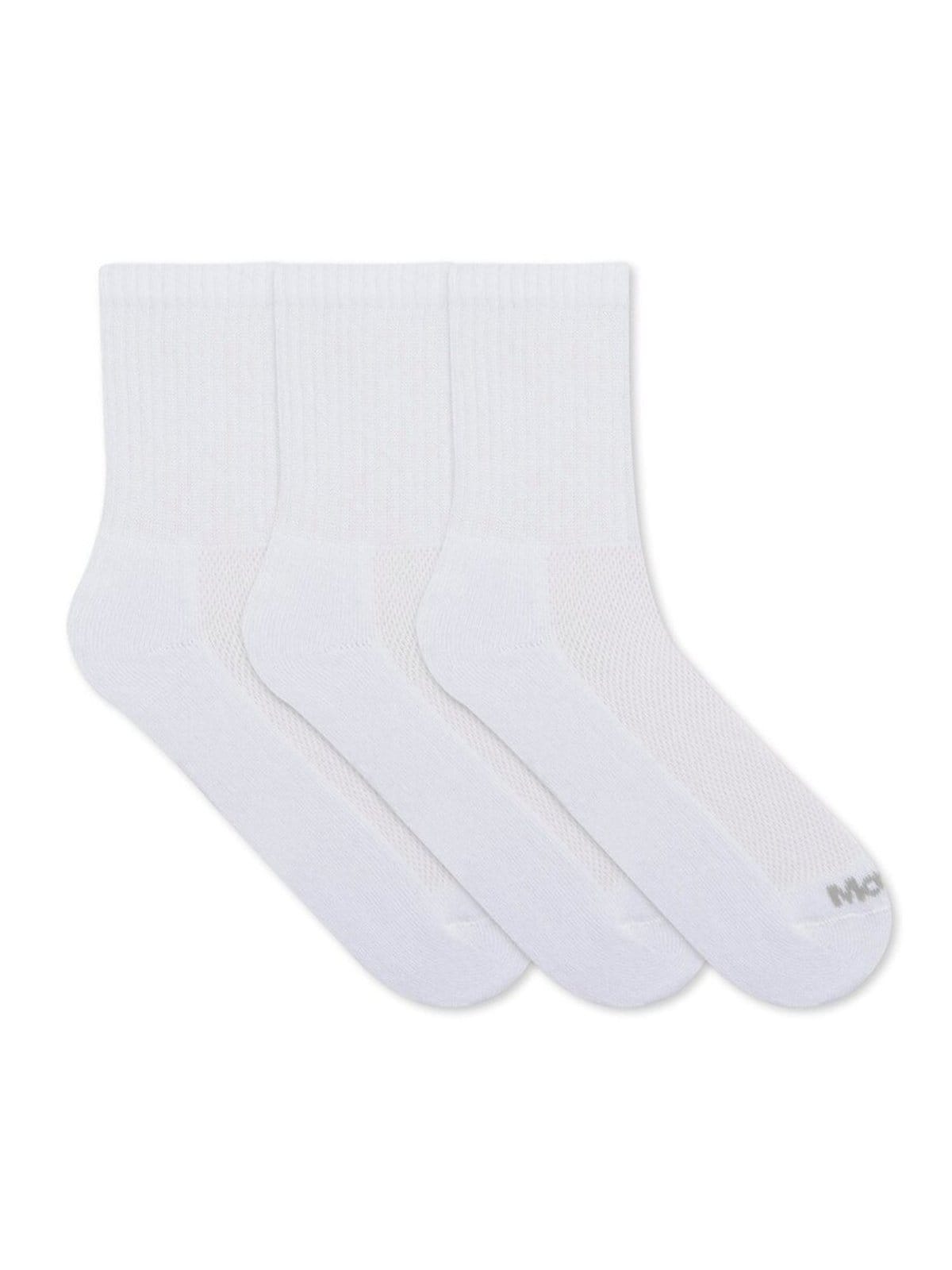 Vista principal Kit com 3 Meias Cano Médio Mash 202.09 MASH branco