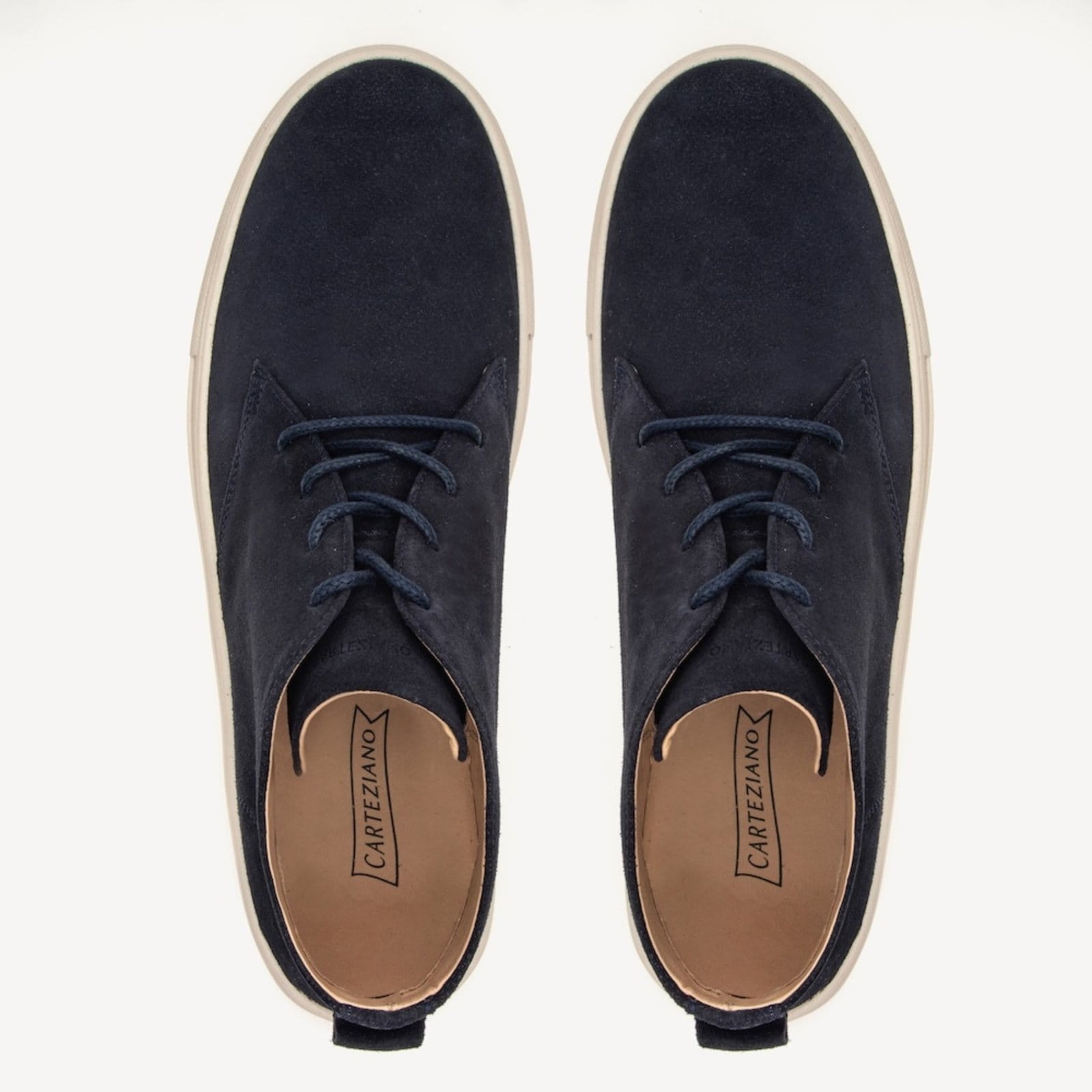 Vista 2 Bota Masculino em Couro Anchoa Azul Navy Carteziano azul marinho