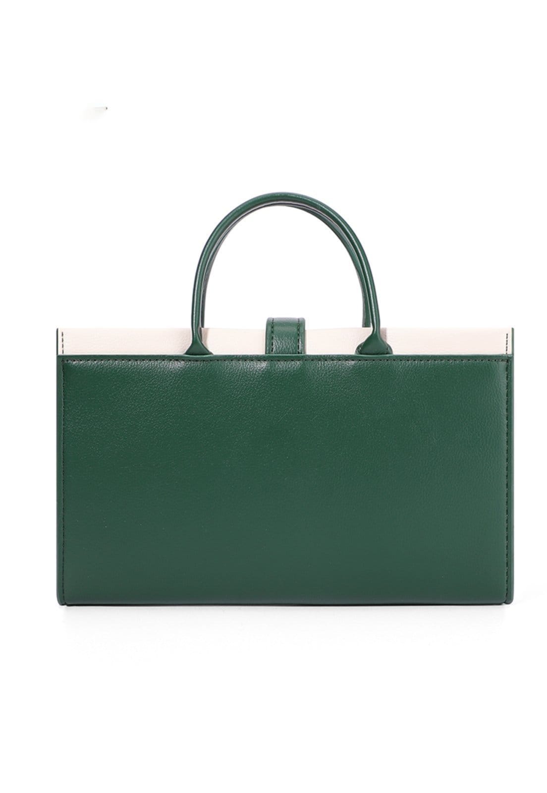 Vista 2 Bolsa Tiracolo Pequena Transversal Alça de Mão Feminina Perfect For You verde