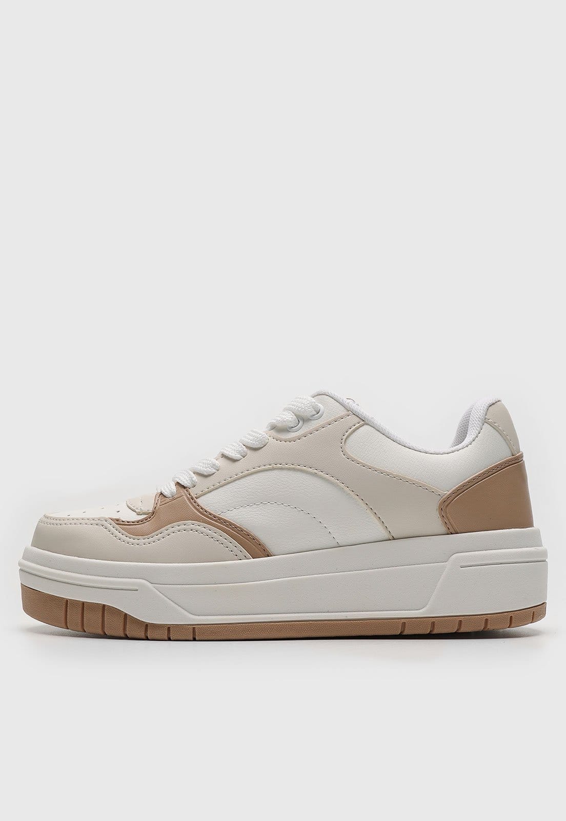 Tênis Santa Lolla Recorte Off-White