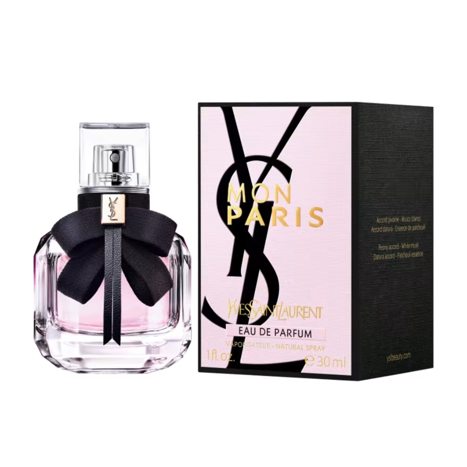 Vista 2 Yves Saint Laurent Mon Paris Feminino Eau de Parfum 30 ml Yves Saint Laurent incolor