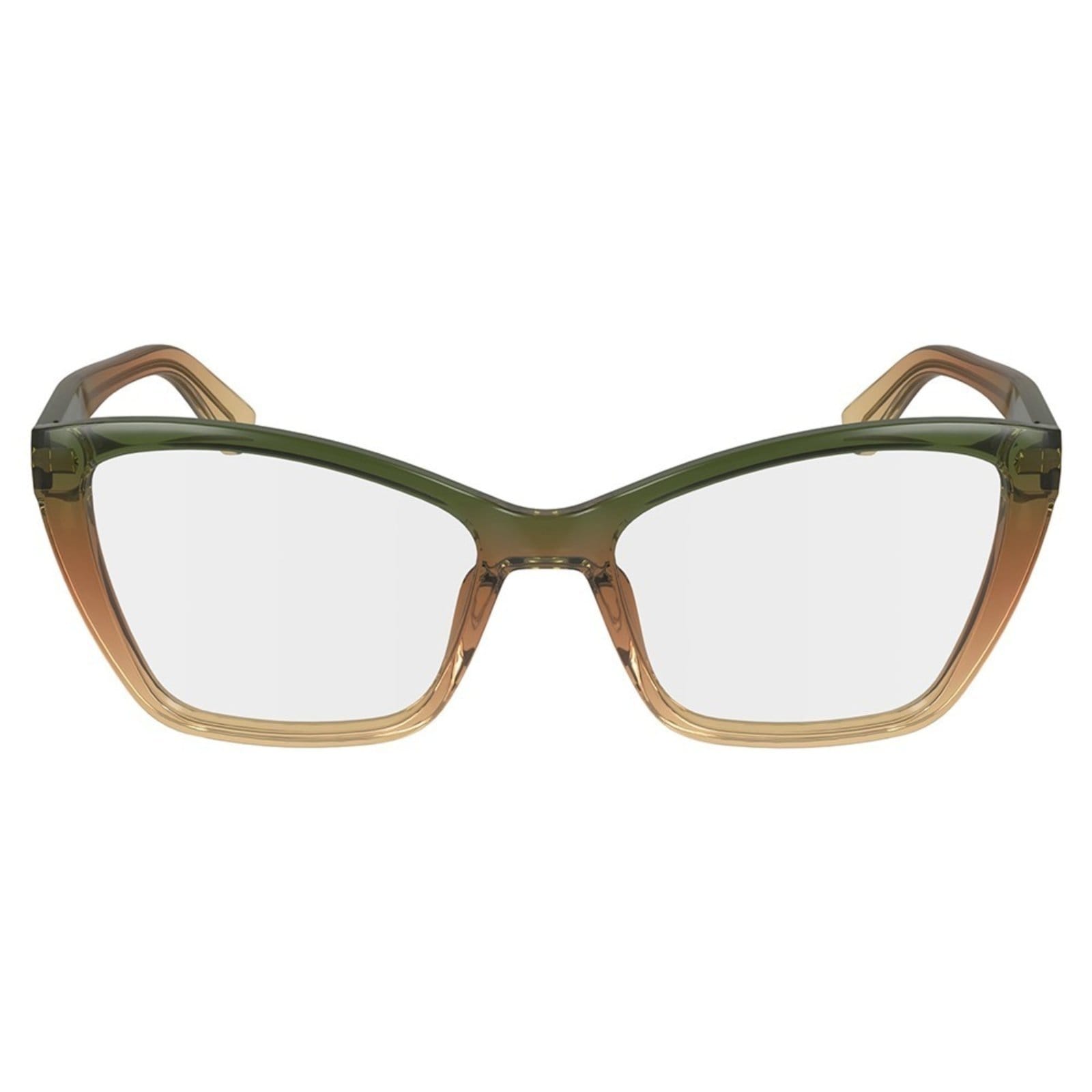 Vista 2 Armação de Óculos Calvin Klein CK24523 343 Crystal Calvin Klein verde