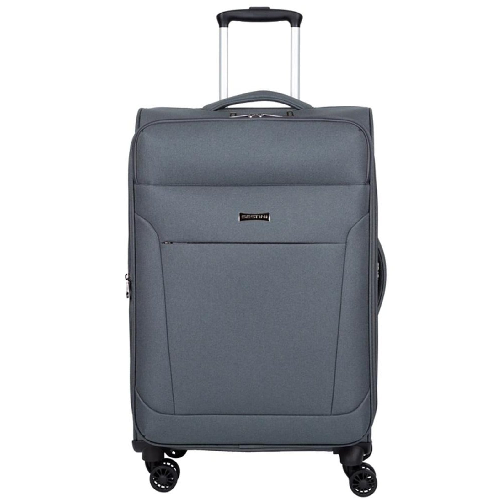 Vista principal Infantil - Mala de Viagem Sestini 360 Ultralight 5T Plus Grande Cinza Sestini incolor