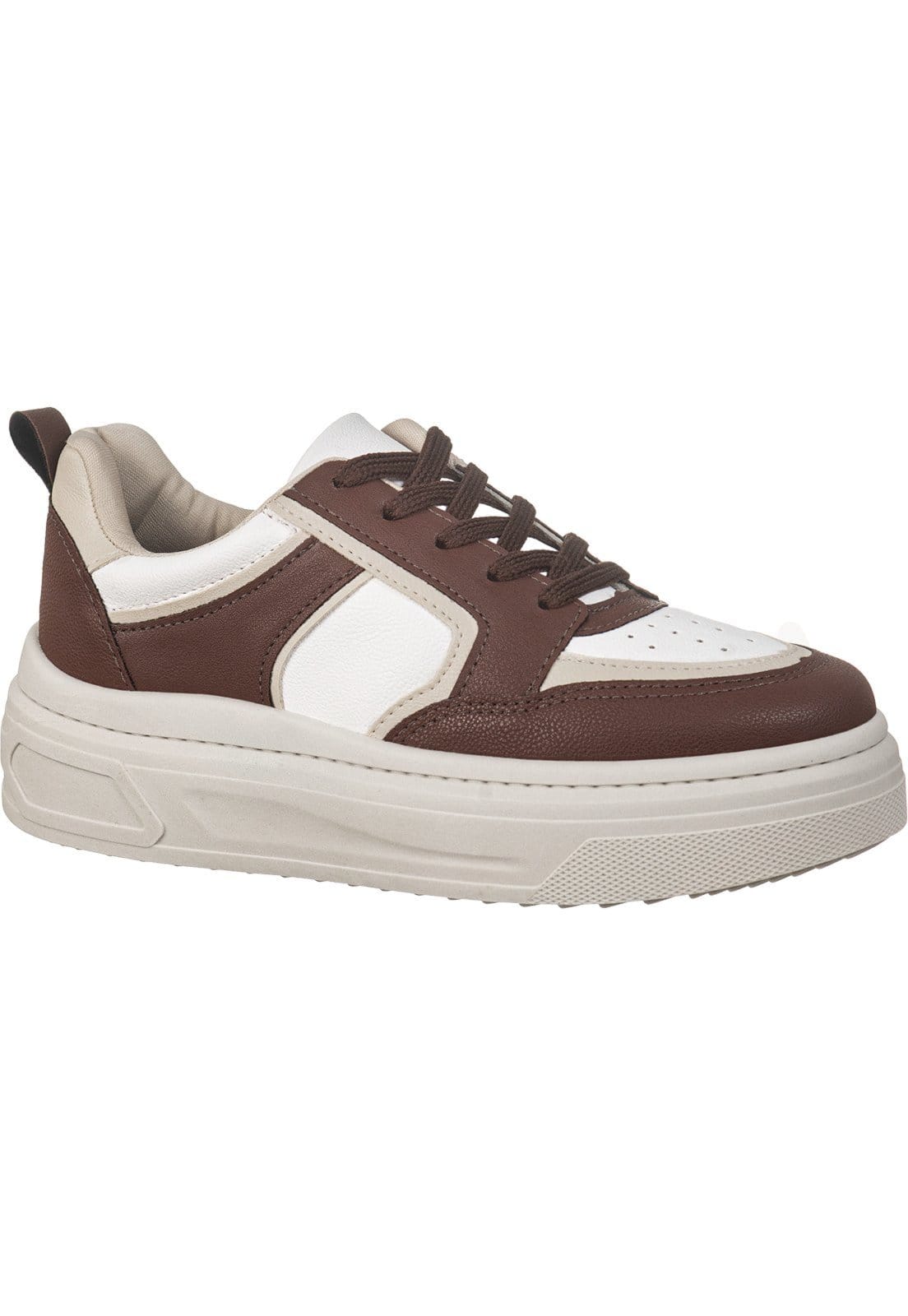 Tênis Feminino GiGiL Casual Street Style Solado Robusto Recorte Confortável Terra