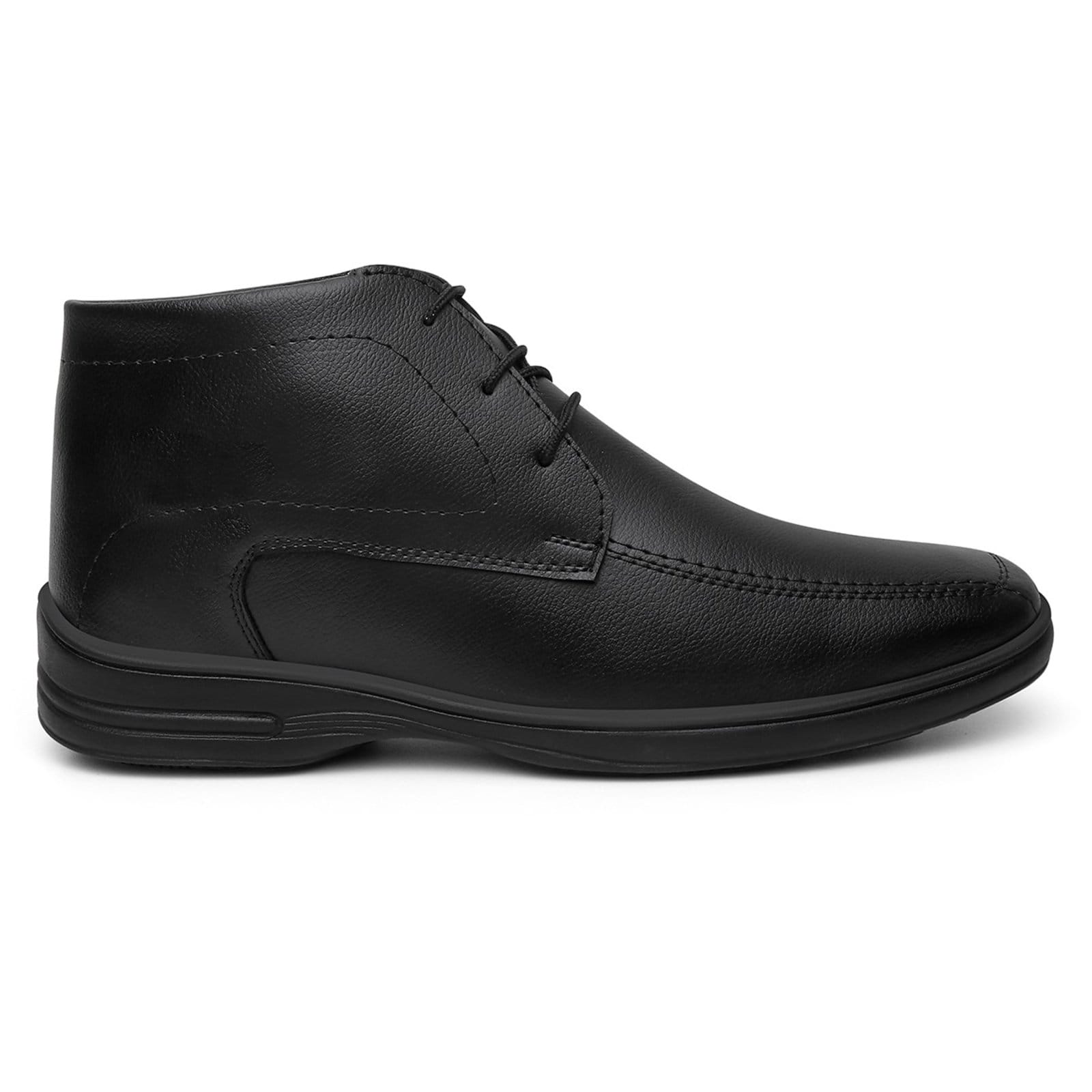 Vista 2 Sapato Masculino Casual Veritimo Mocassim Botinha Social Cano Baixo Elegante Conforto Veritimo preto