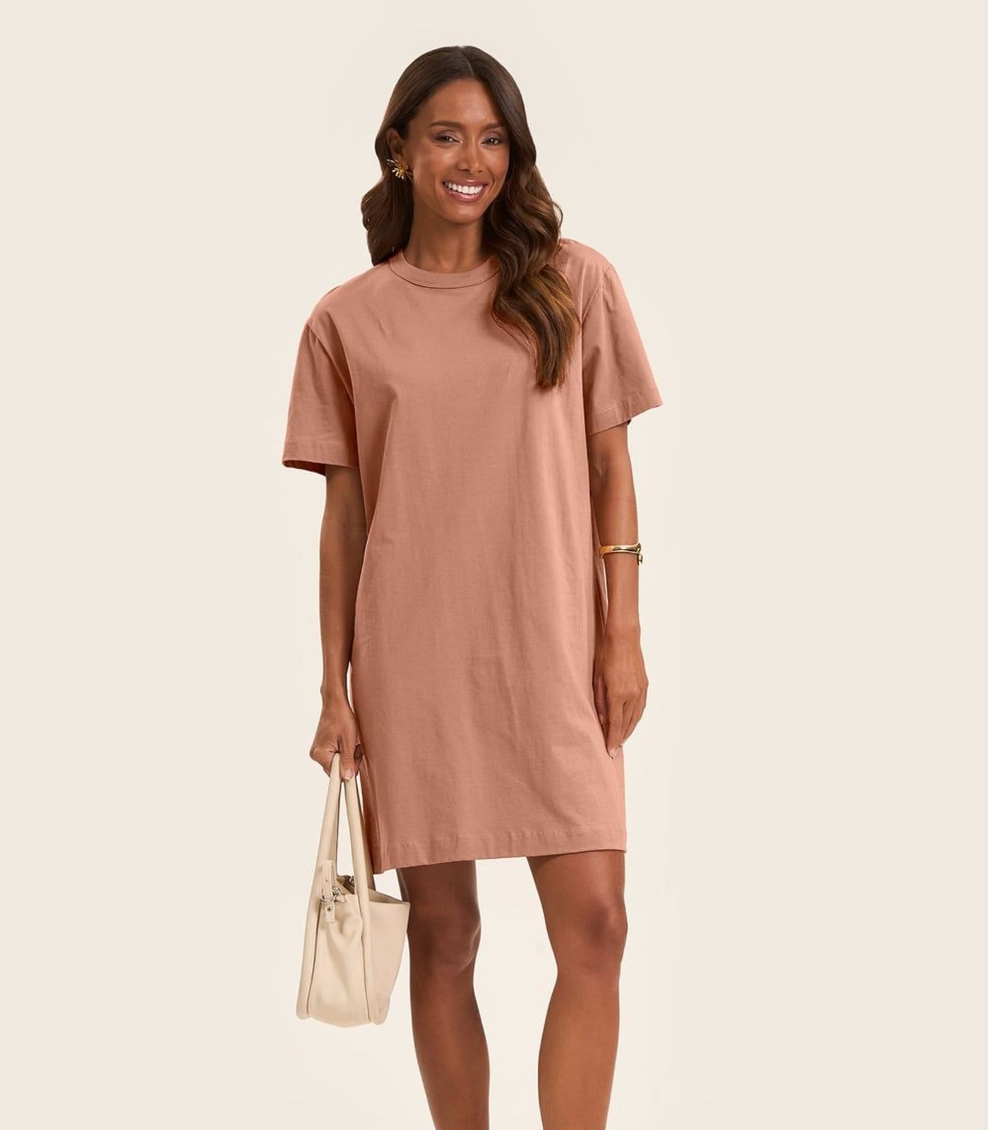 Vestido Básico T-Shirt Feminino Rovitex